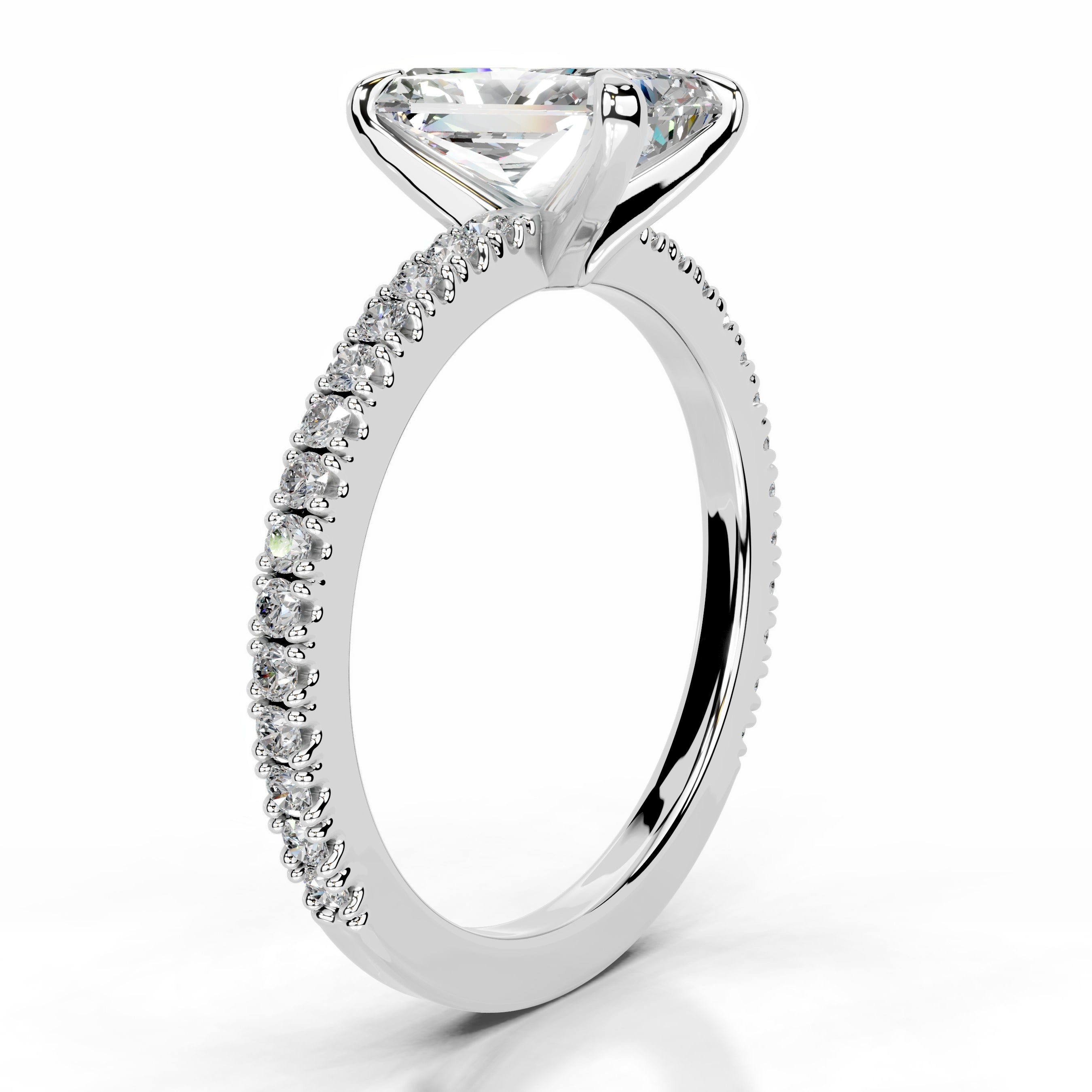 Luisana Moissanite & Diamond Ring - Platinum、mySite、hinf8tx79