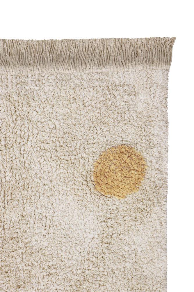 WASHABLE RUG HIPPY DOTS NATURAL - HONEY、mySite、gigharbornorthrealestate
