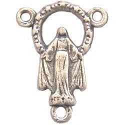 Miraculous medal center - Arch- O.L. Grace - Pewter(1.7 cm-0.7)、mySite、topwebapps