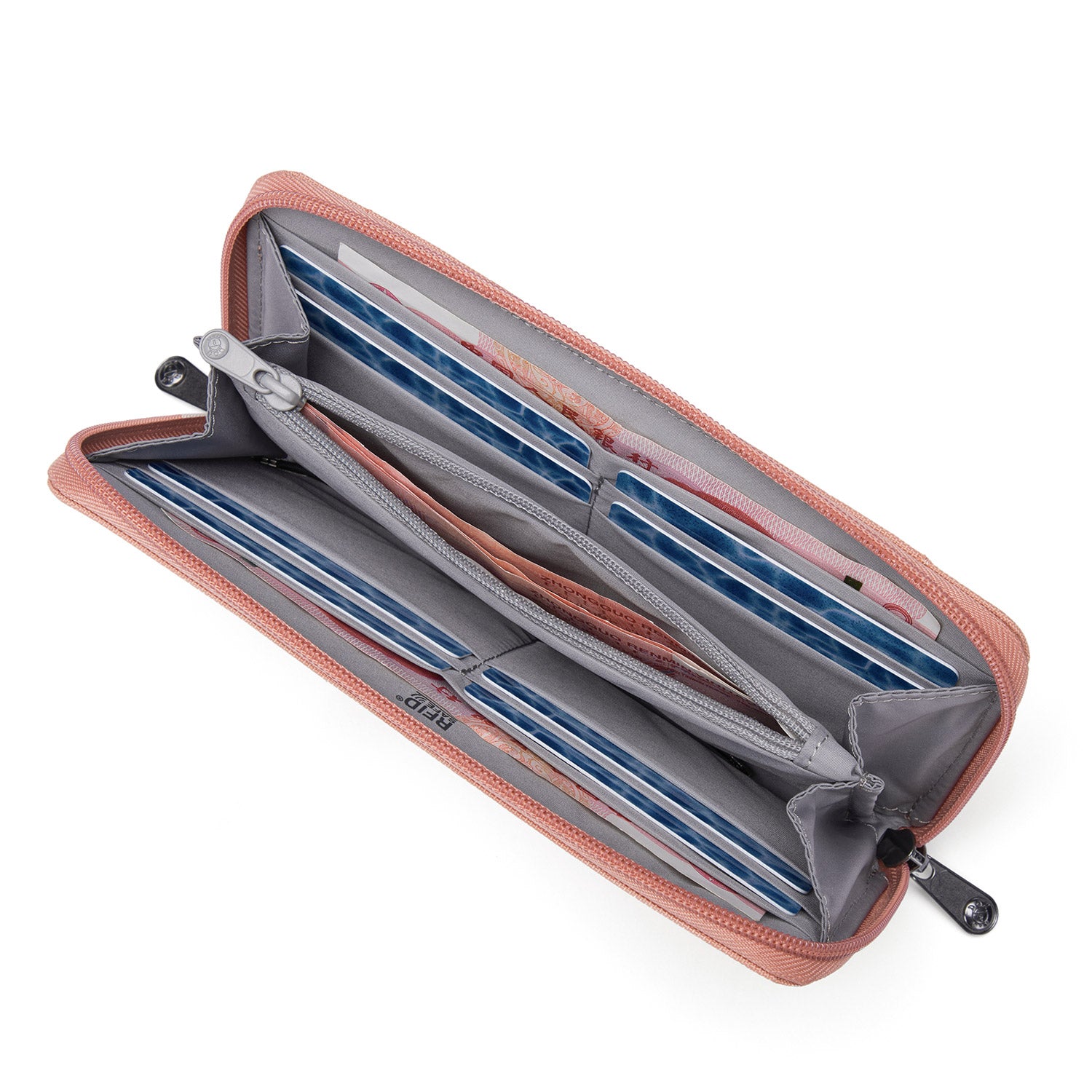 Pacsafe® RFIDsafe™ RFID blocking continental wallet、mySite、garagedoors4me