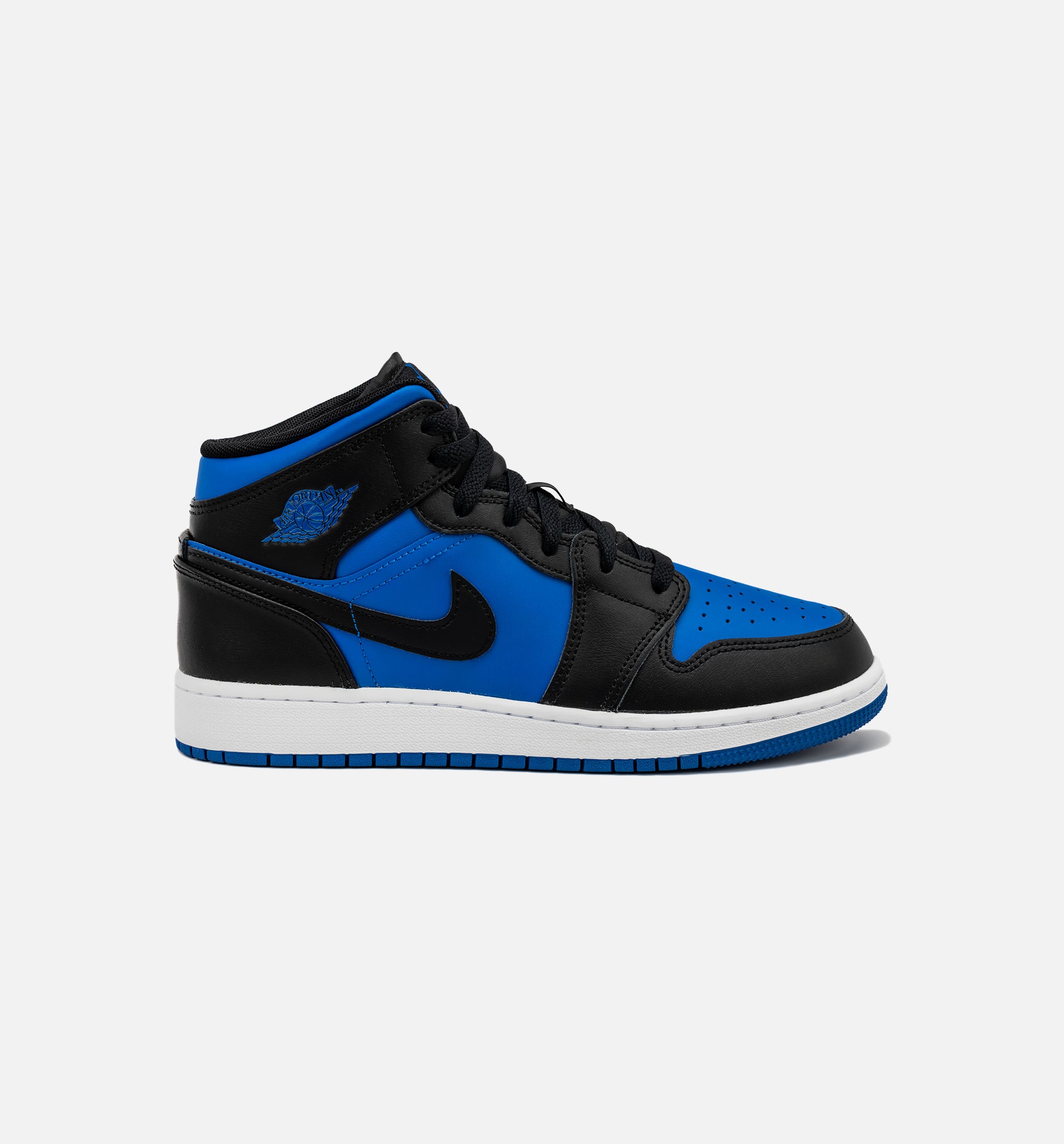 Air Jordan 1 Retro Mid Royal Blue Grade School Lifestyle Shoe - Black/Blue、mySite、dreamappss