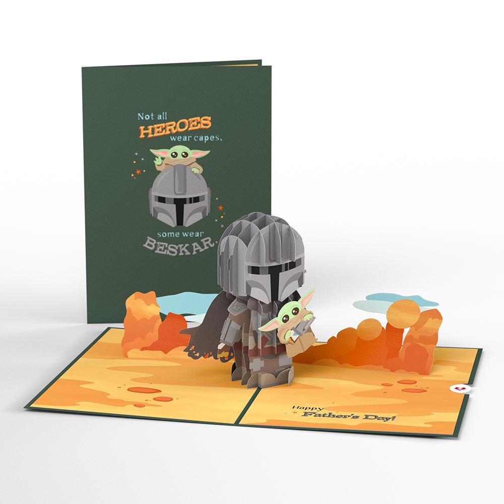 Star Wars™ The Mandalorian™ Beskar Father's Day Pop-Up Card、mySite、solidvoid