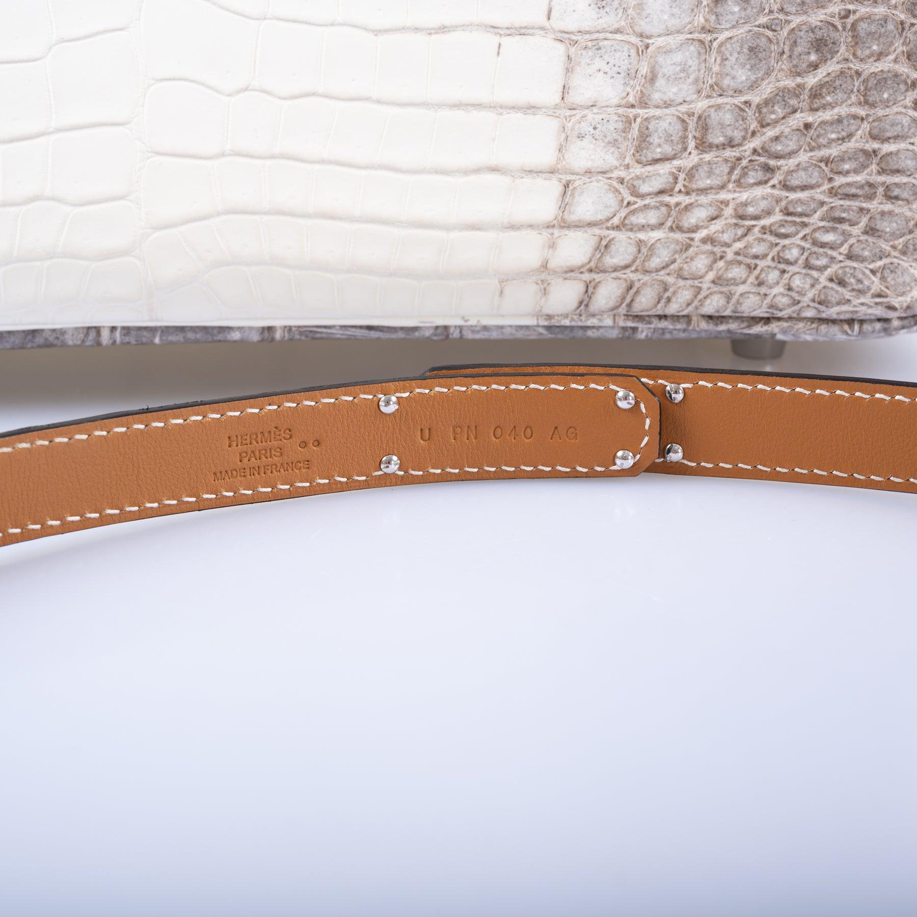 Hermès Diamond Himalaya Kelly Belt Matte Nilo Crocodile 18K White Gold & Diamond Hardware、mySite、garminoutage.com