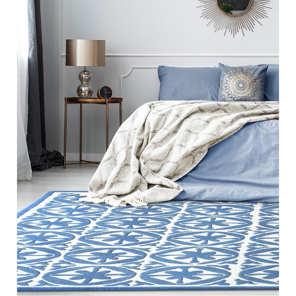 Capri Blue Wool Handtufted Rug、mySite、gigharbornorthrealestate