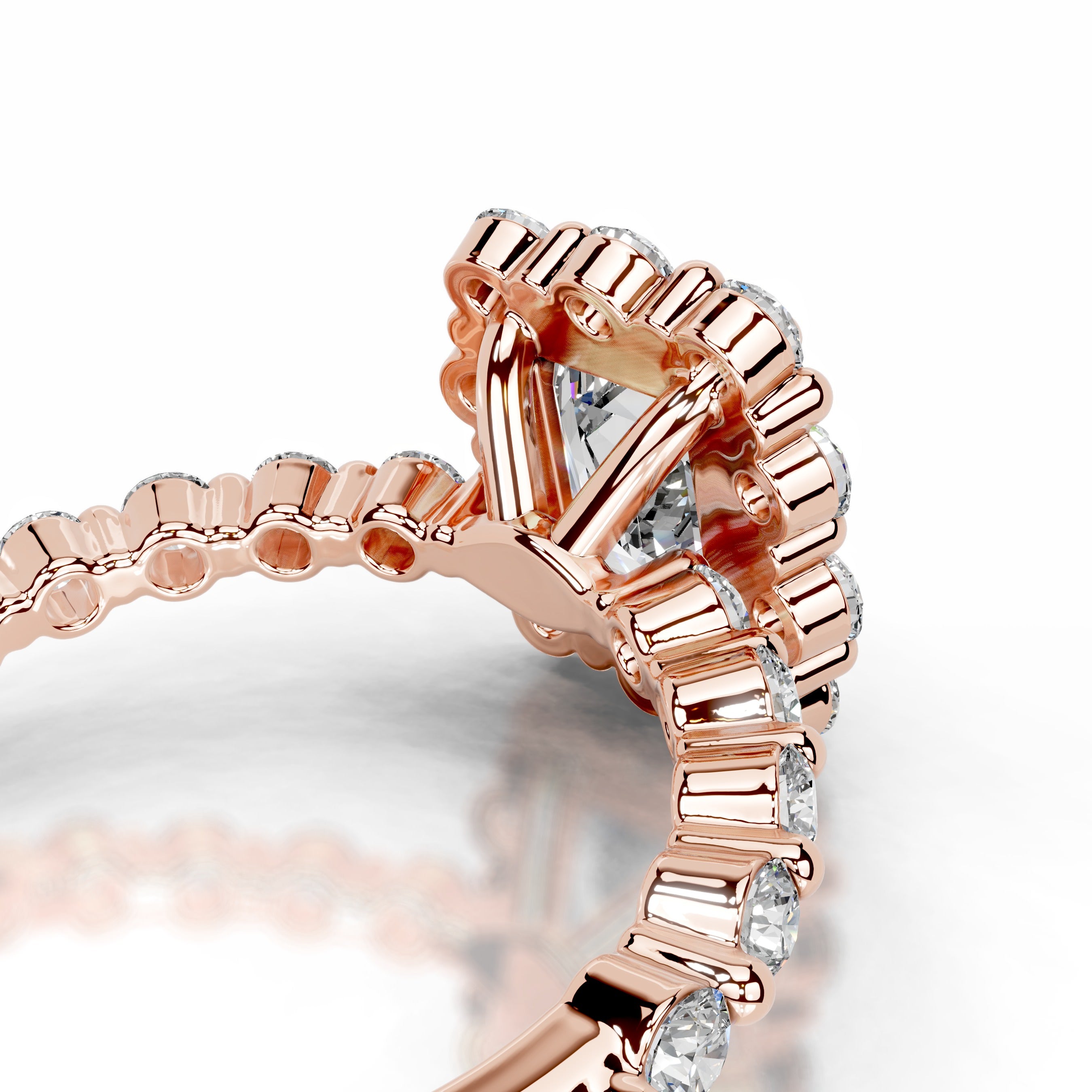 Nels Lab Grown Diamond Ring - 14K Rose Gold、mySite、hinf8tx79