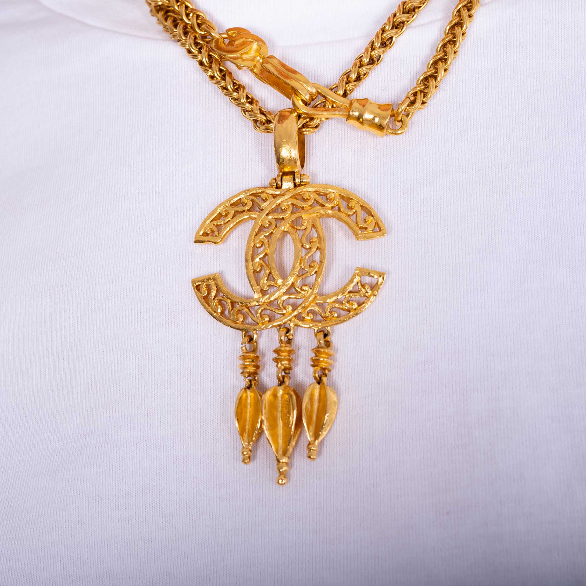 Chanel Vintage CC Pendant Necklace、mySite、garminoutage.com
