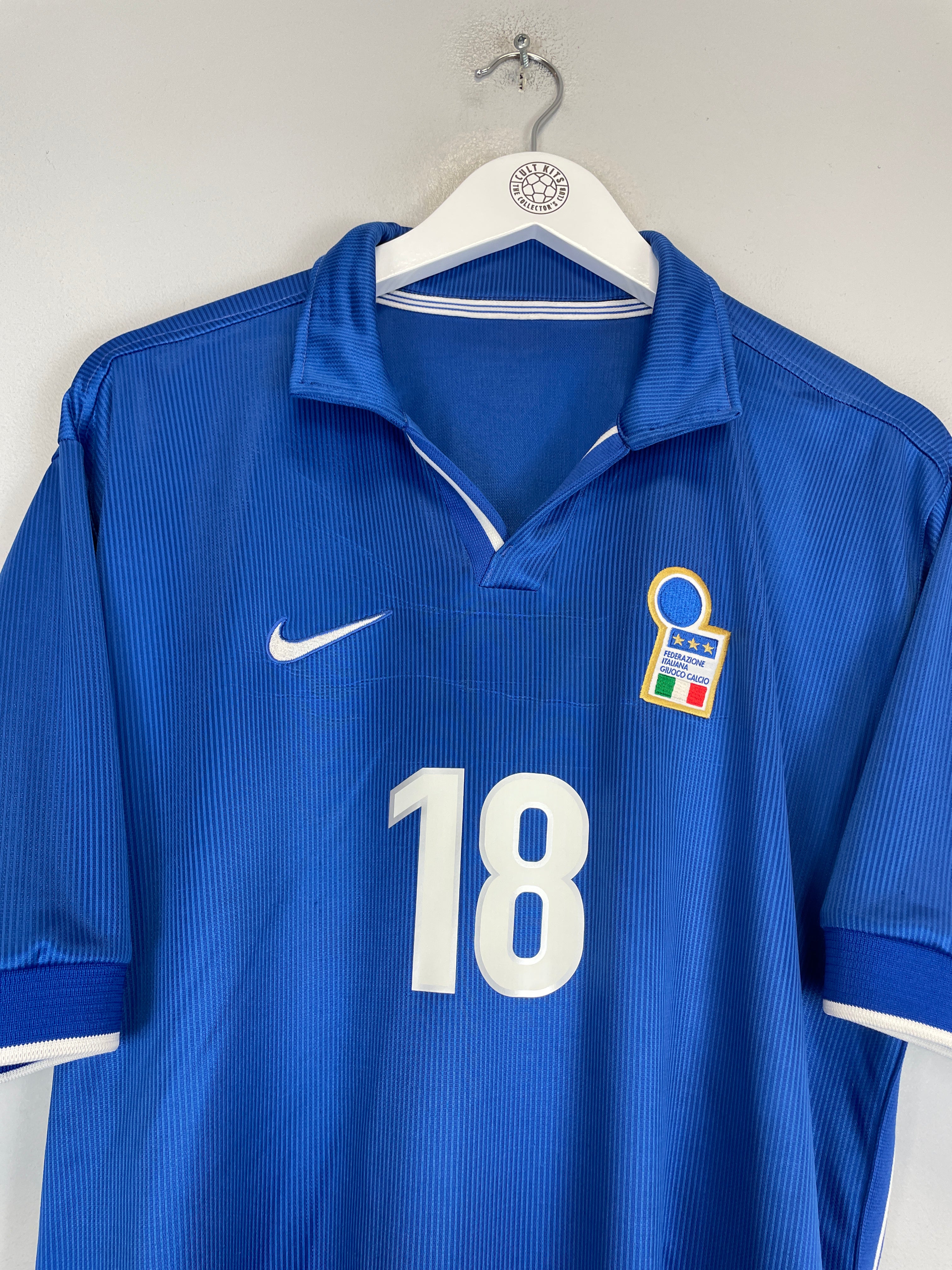 1997/98 ITALY R.BAGGIO #18 HOME SHIRT (L) NIKE、mySite、sh1997/98 ITALY R.BAGGIO #18 HOME SHIRT (L) NIKE、mySite、glenpowelloop_name