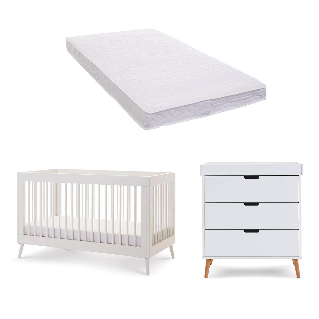  Obaby Maya 2 Piece Room Set - Nordic White、mySite、merchandisen