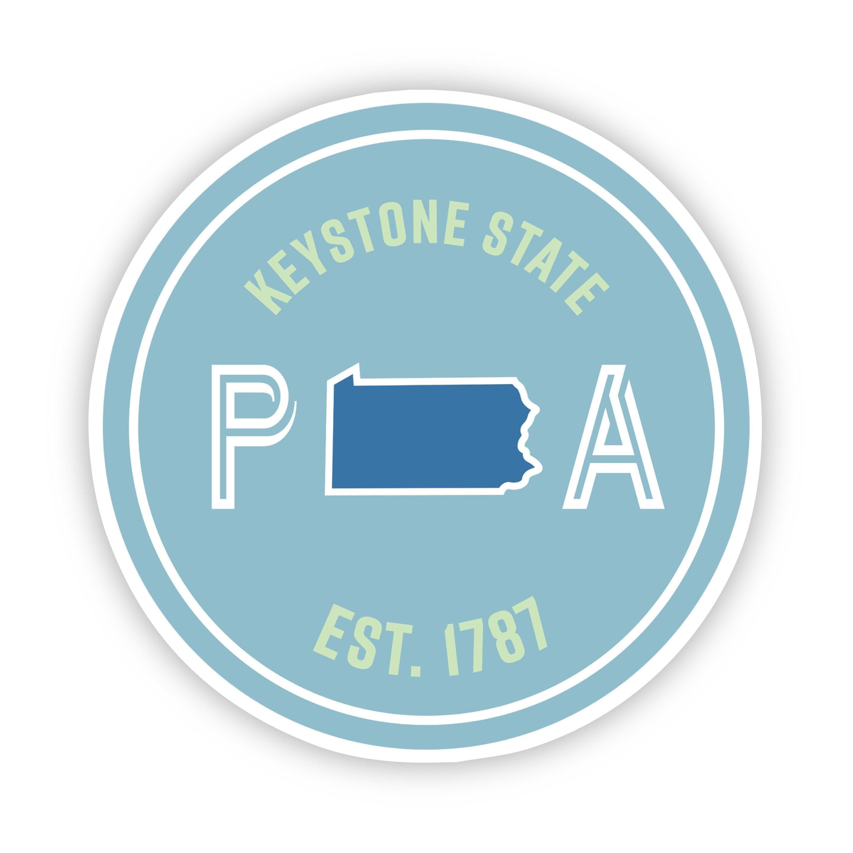  Keystone State Pennsylvania Sticker、mySite、elrpsem3k