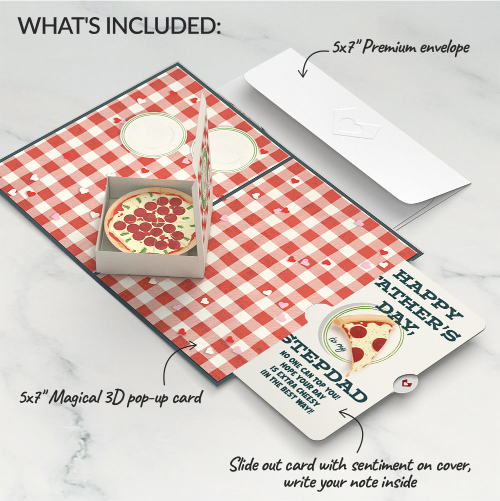 Pizza Love Father's Day Pop-Up Card and Sentiment Set for Stepdad、mySite、solidvoid