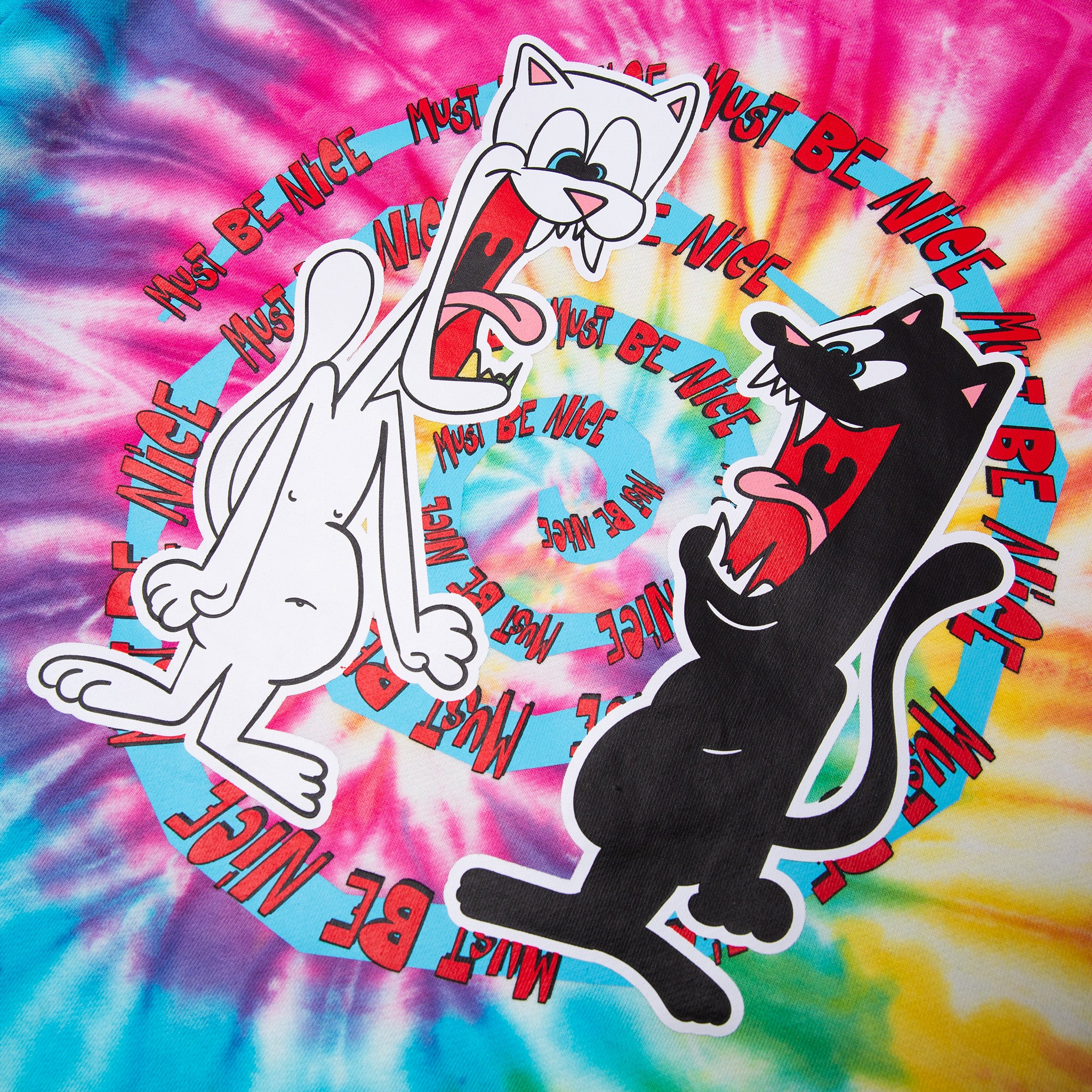  Nerm & Jerm Show Hoodie (Rainbow Spiral Dye)、mySite、merchandisen