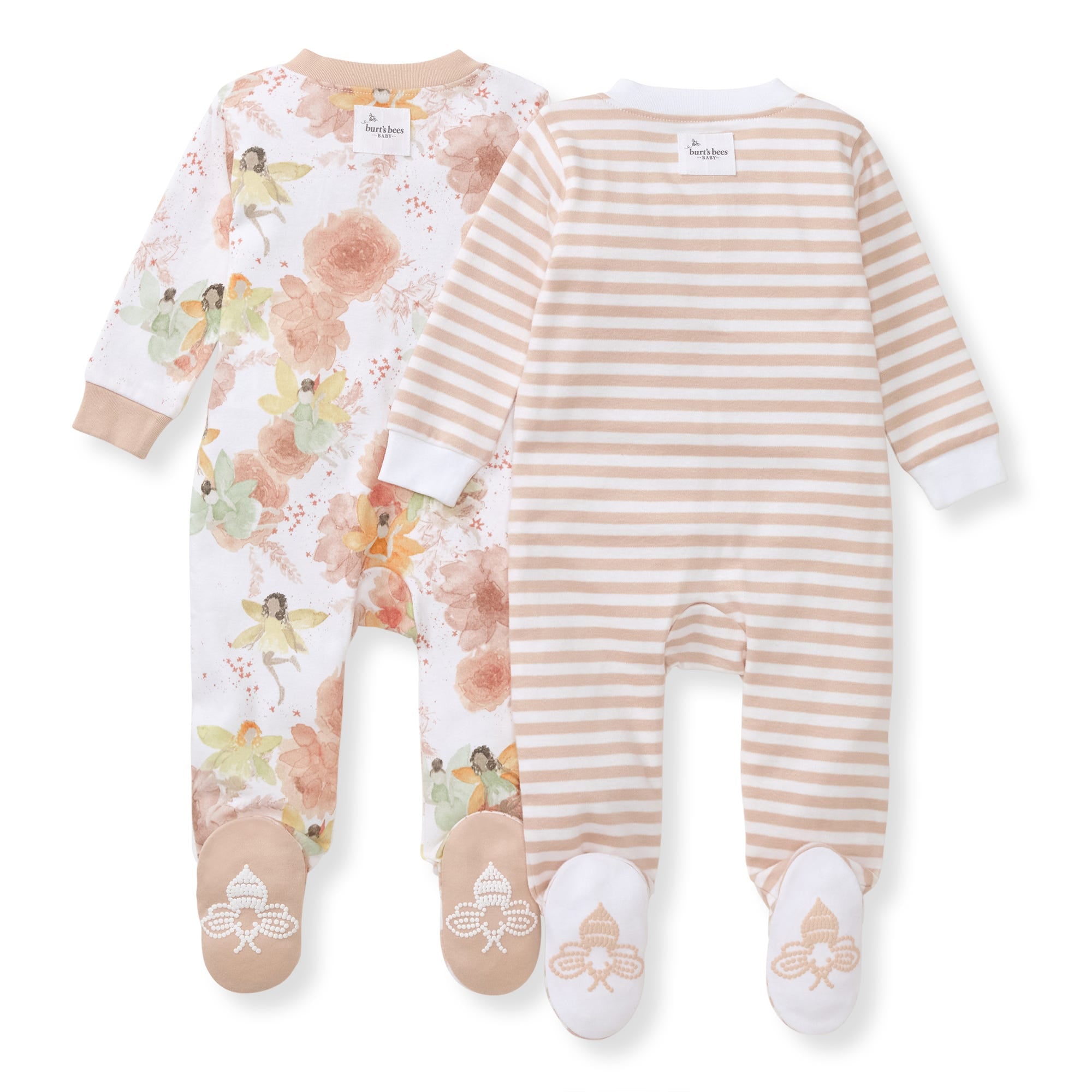 Fairy Floral Organic Cotton Girl Sleep & Play - 2 Pack、mySite、g9winljtr