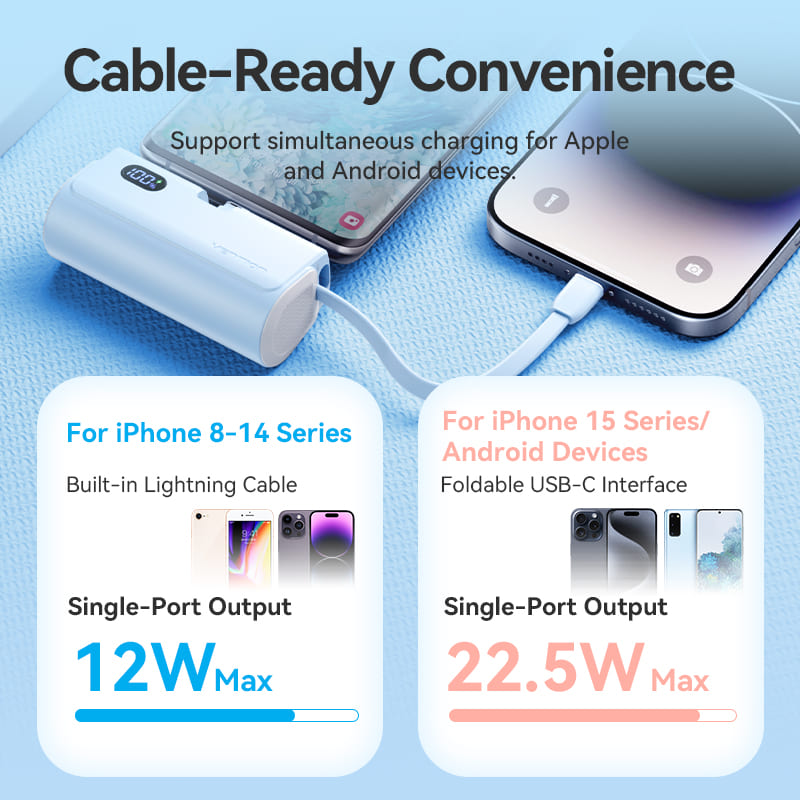 Vention 4800mAh Power Bank 22.5W、mySite、fannypackpong