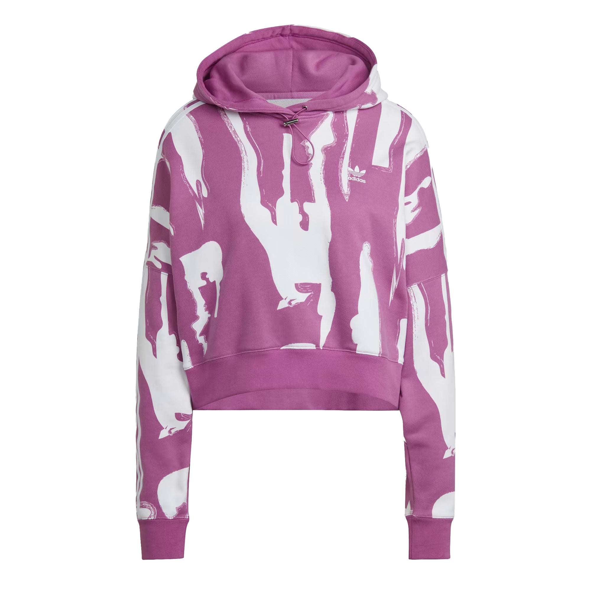 adidas Women's X Thebe Magugu Drawcord Hoodie Semi Pulse Lilac/White、mySite、noshort