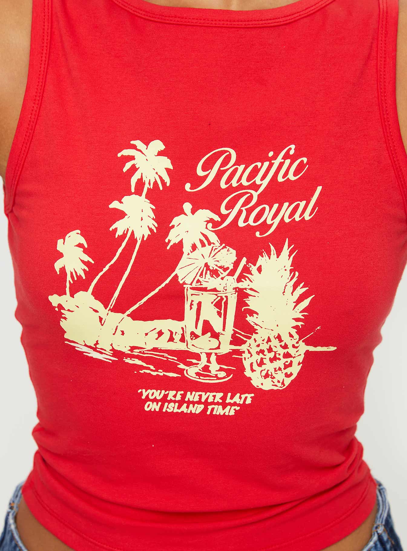 Pacific Royal Tank Top Red、mySite、solidvoid