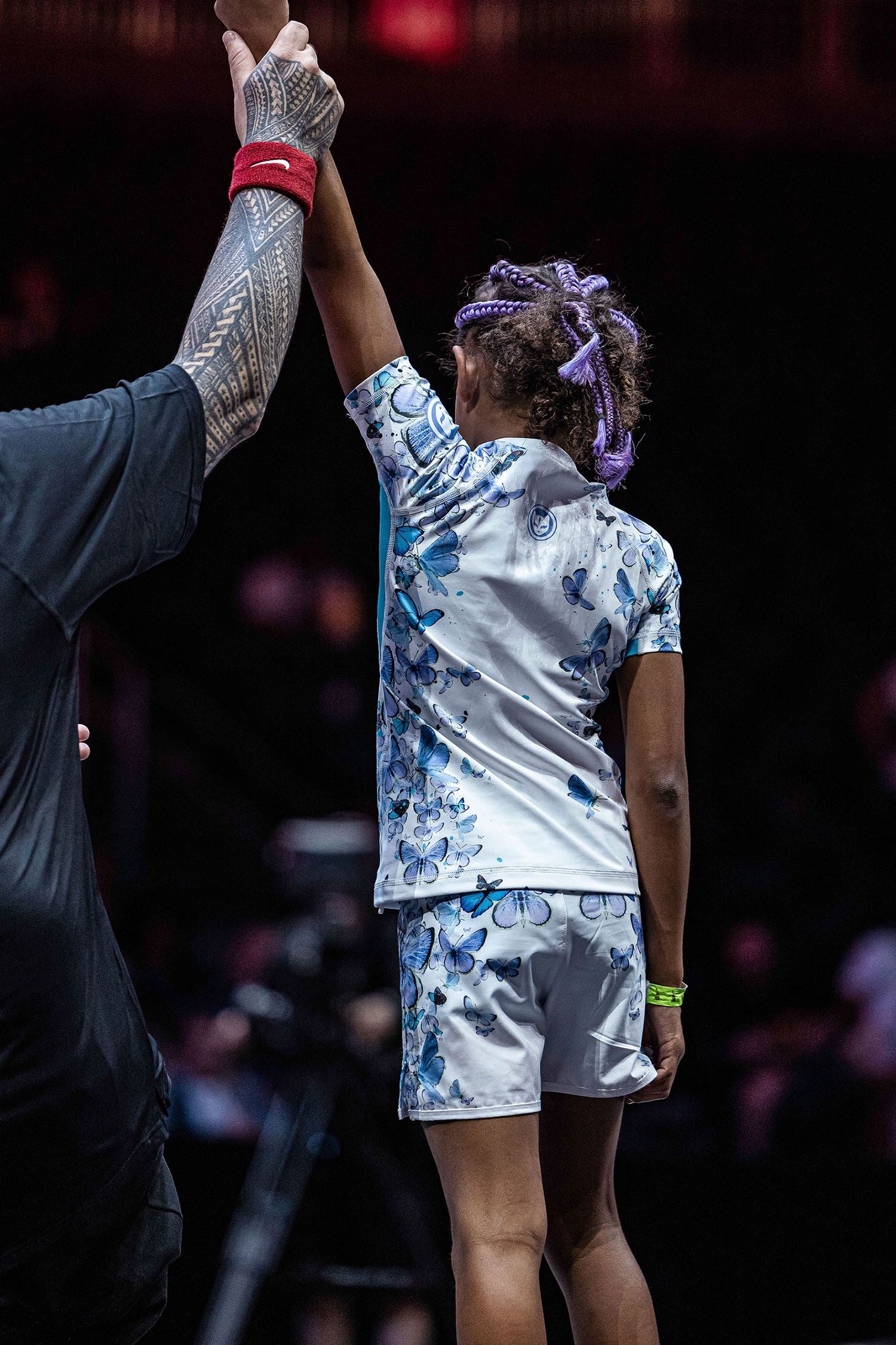 Girls' Lyzz Mitrovic Butterfly Jiu Jitsu Youth Rashguard - Short Sleeve、mySite、gigharbornorthrealestate