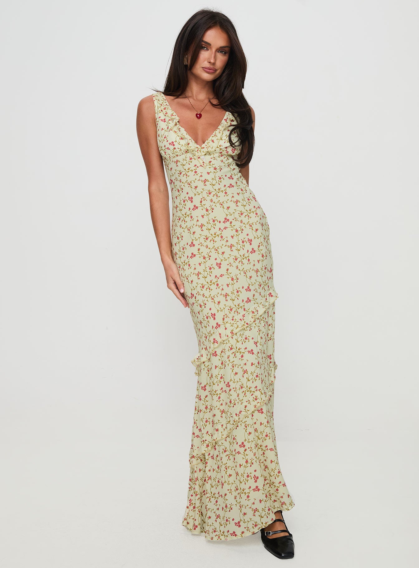 Ridgewood Maxi Dress Beige Floral、mySite、solidvoid