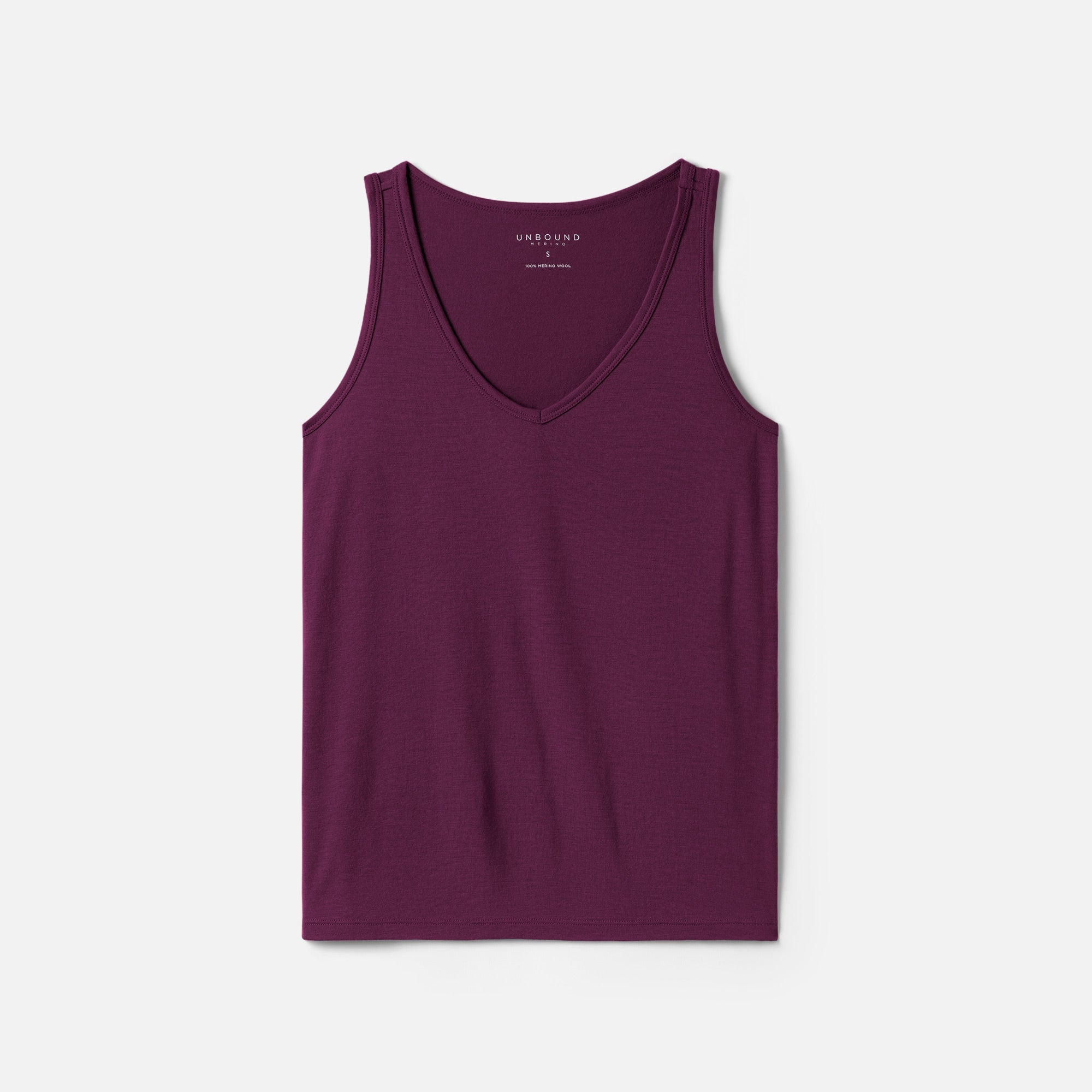 Women's Relaxed Merino V-Neck Tank、mySite、noshort