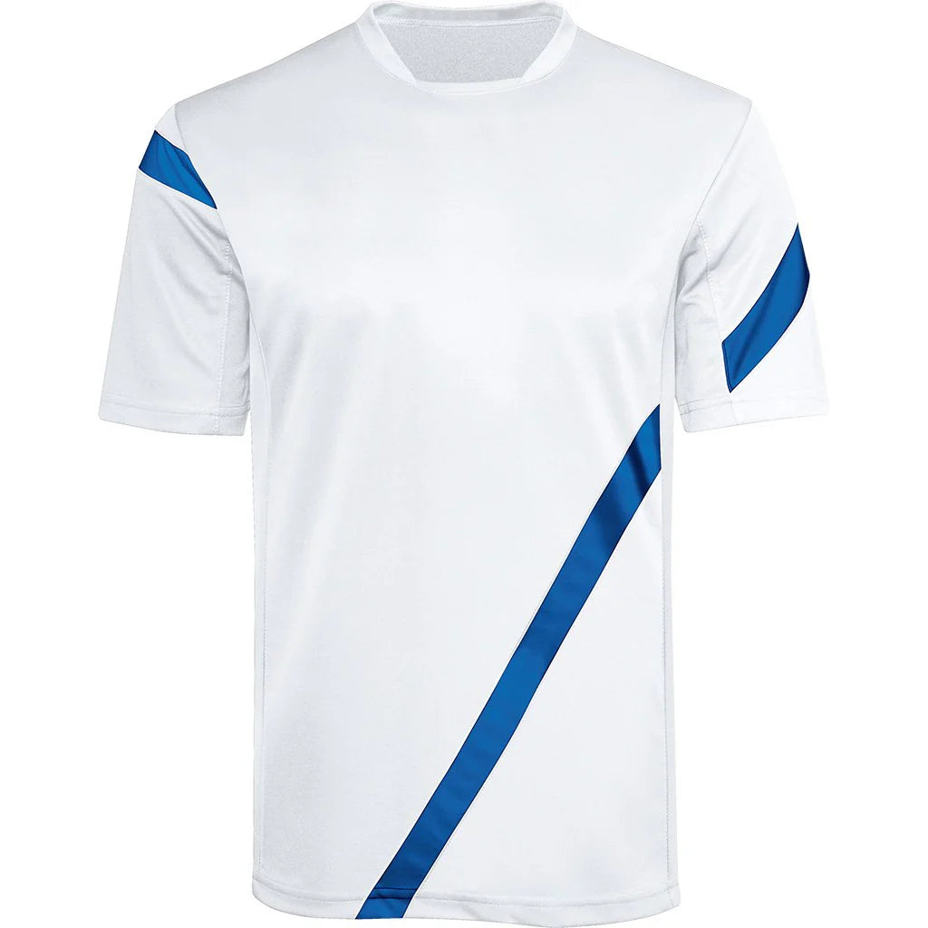 Del Campo- Jersey YOUTH- White/ Royal Blue、mySite、noshort