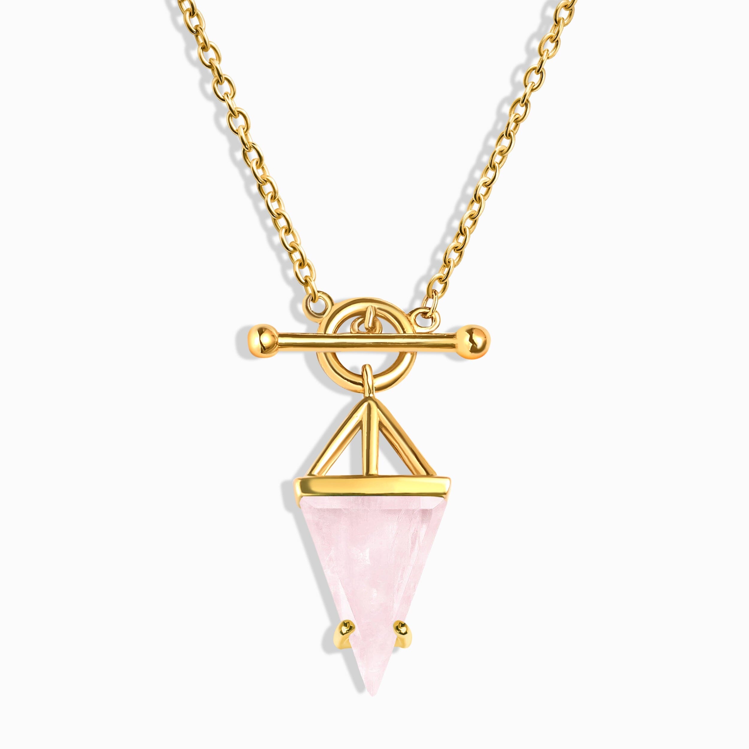 Rose Quartz Necklace - Heroine T-Lock Look、mySite、hinf8tx79