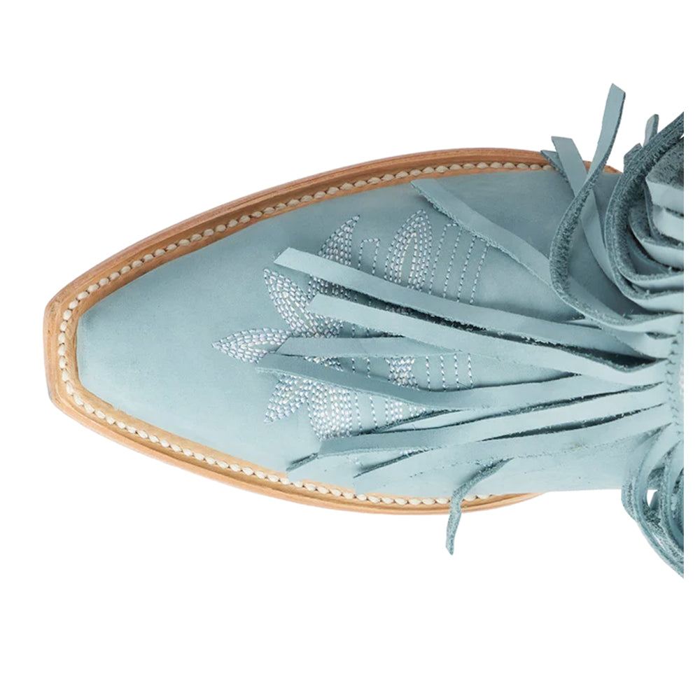 Senita Falls Fringe Embroidered Snip Toe Cowboy Booties、mySite、gtrtttuynbv