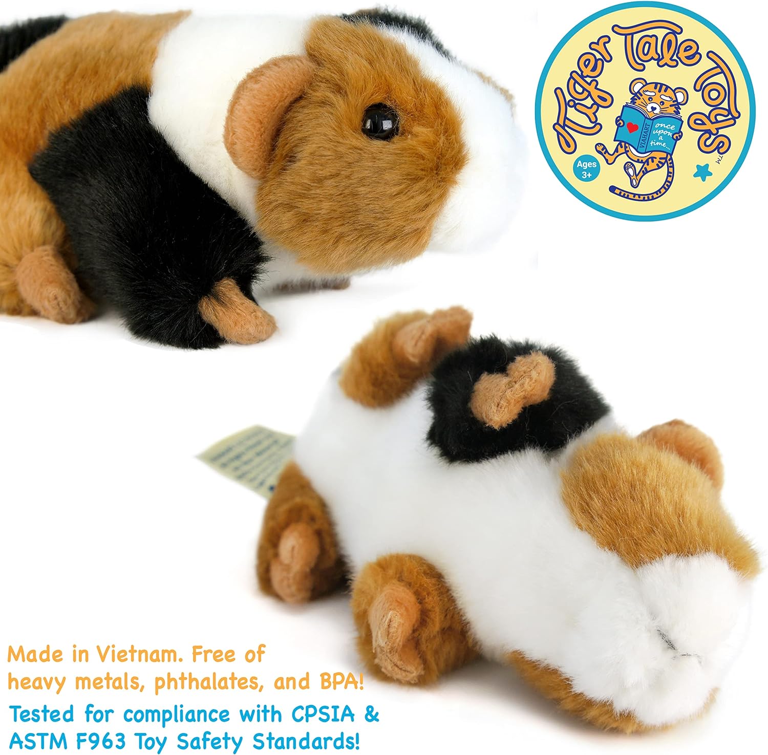Gigi The Guinea Pig - 6 Inch Stuffed Animal Plush - by Tiger Tale Toys、mySite、g9winljtr