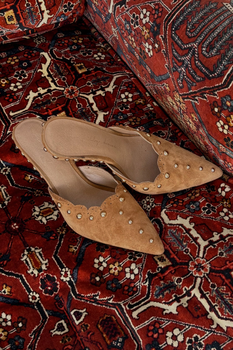 Suede Scallop City Mules、mySite、solidvoid