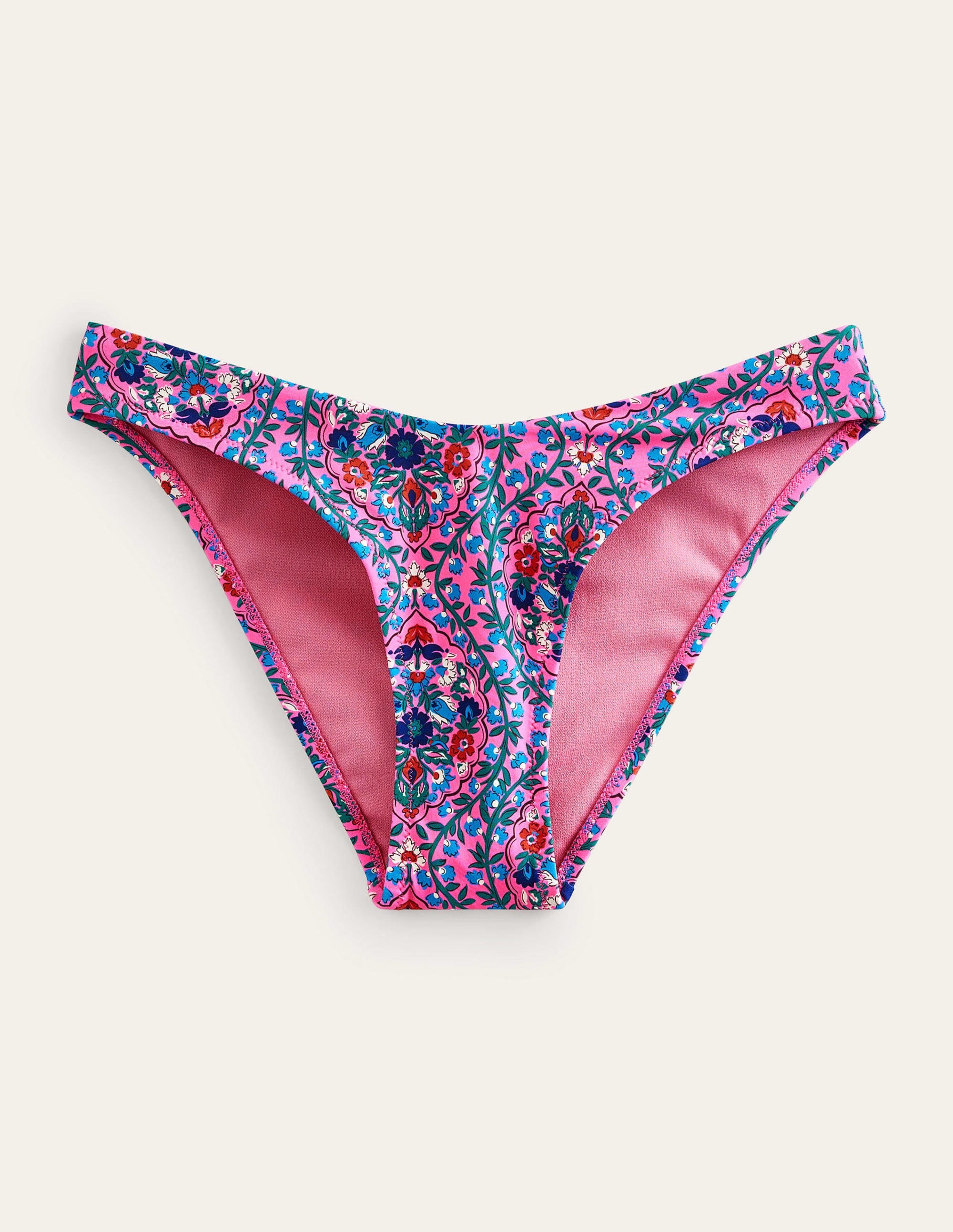  Curved-Top Bikini Bottoms-Festival Pink, Vine Terrace、mySite、ashleygrahame