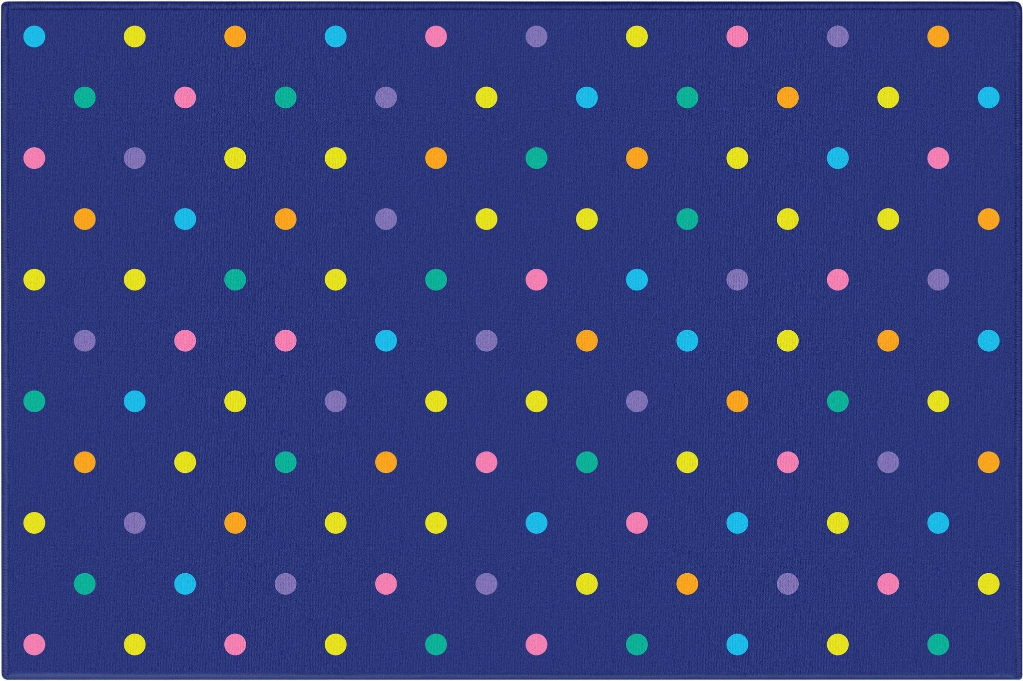 Crayola Polka Dot Blue Area Rug By Well Woven、mySite、gigharbornorthrealestate