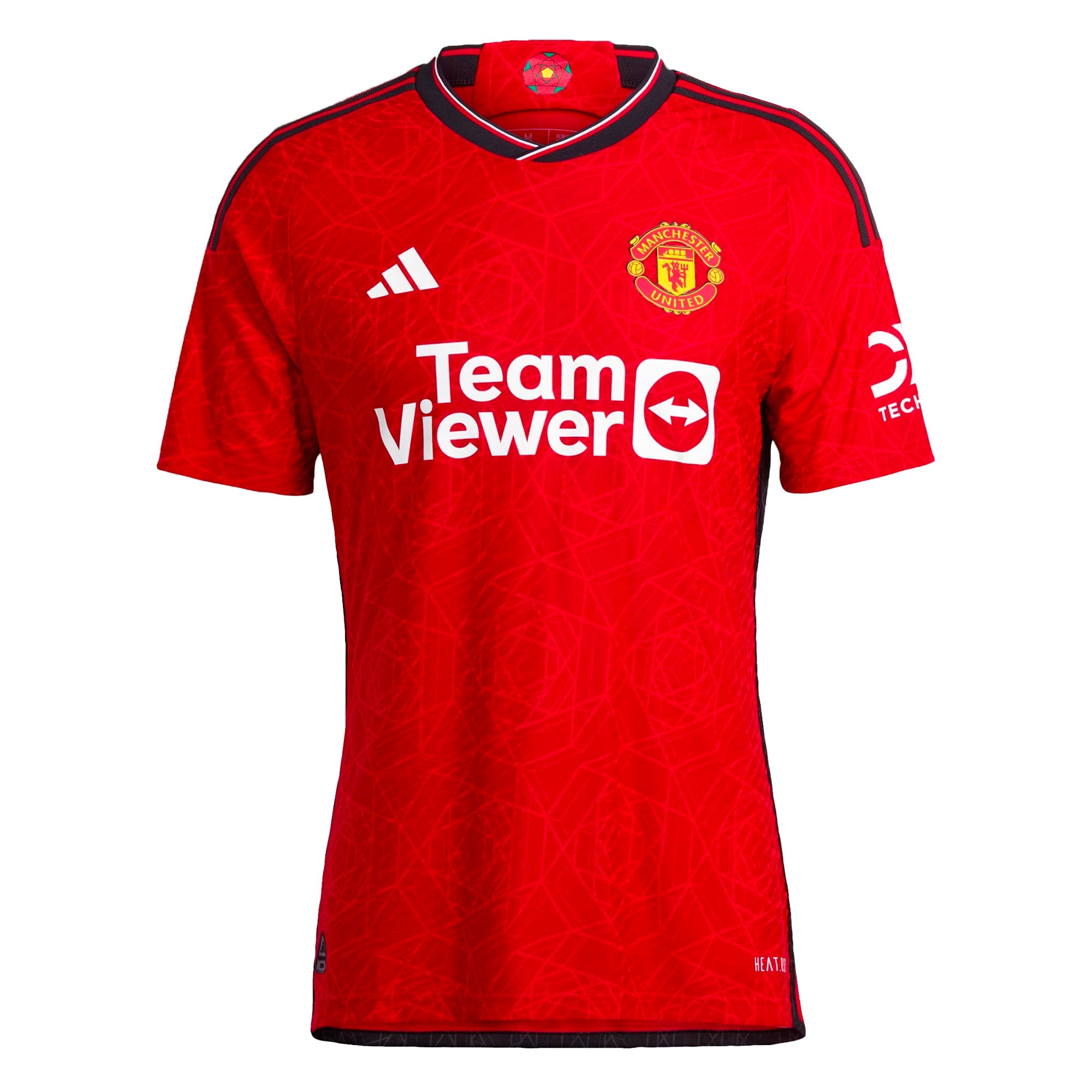 adidas Men's Manchester United 2023/24 Authentic Home Jersey Red、mySite、bottomscart