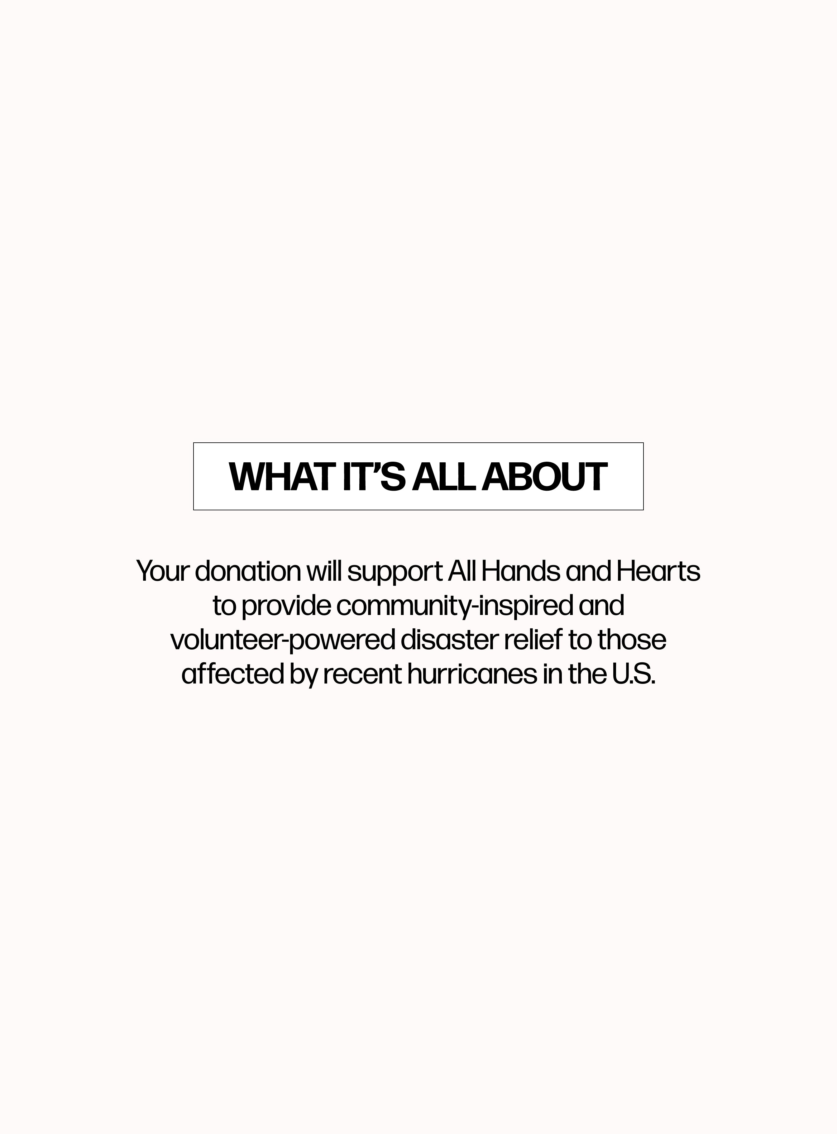 Donate $1 USD to Support Hurricane Relief、mySite、solidvoid
