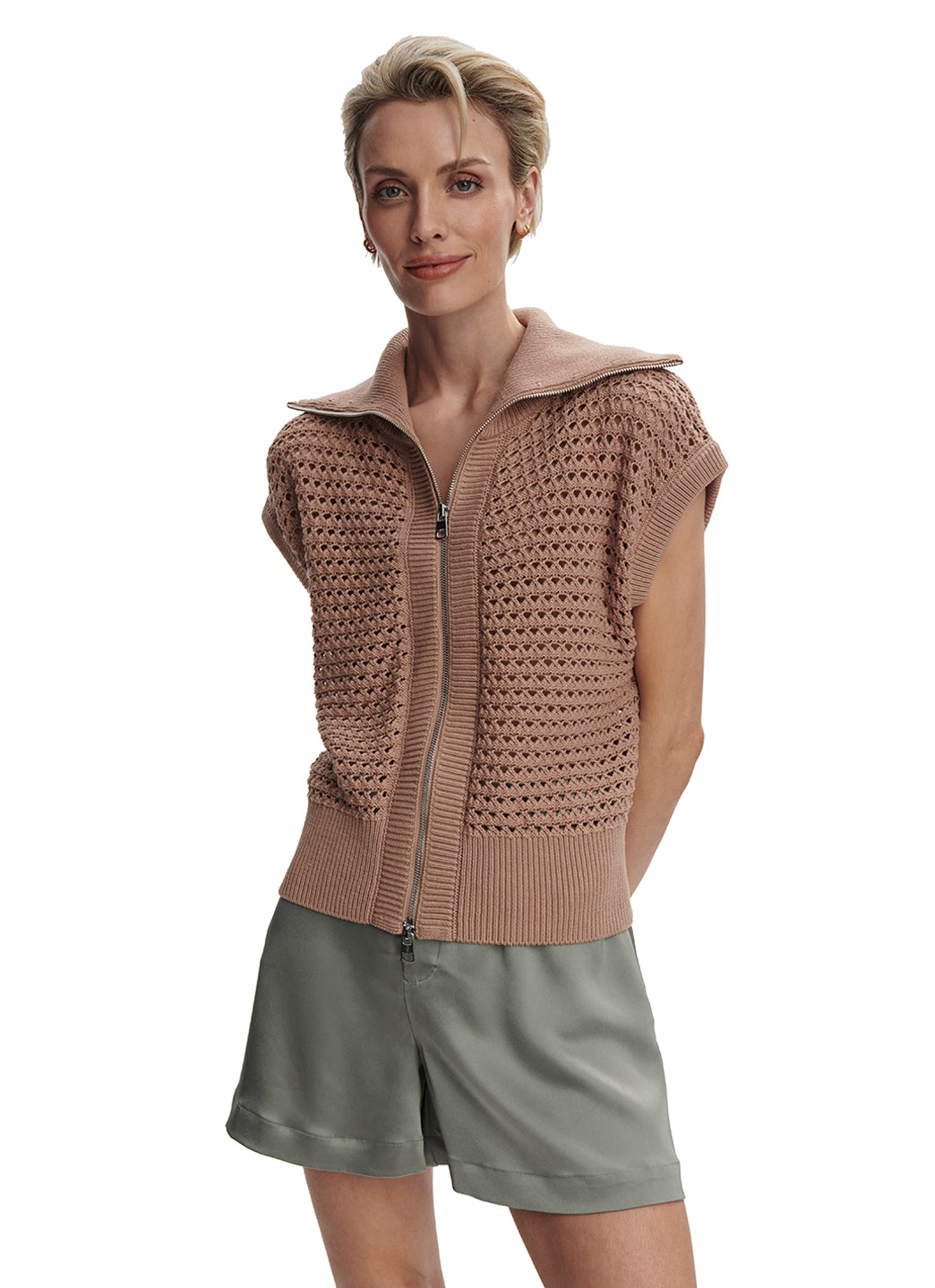 Varley Liliana Knit Gilet、mySite、lovesweatpilates