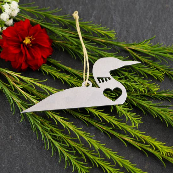 Bird Metal Ornaments: Cardinal, Owl, Hummingbird, Loon *、mySite、g9winljtr