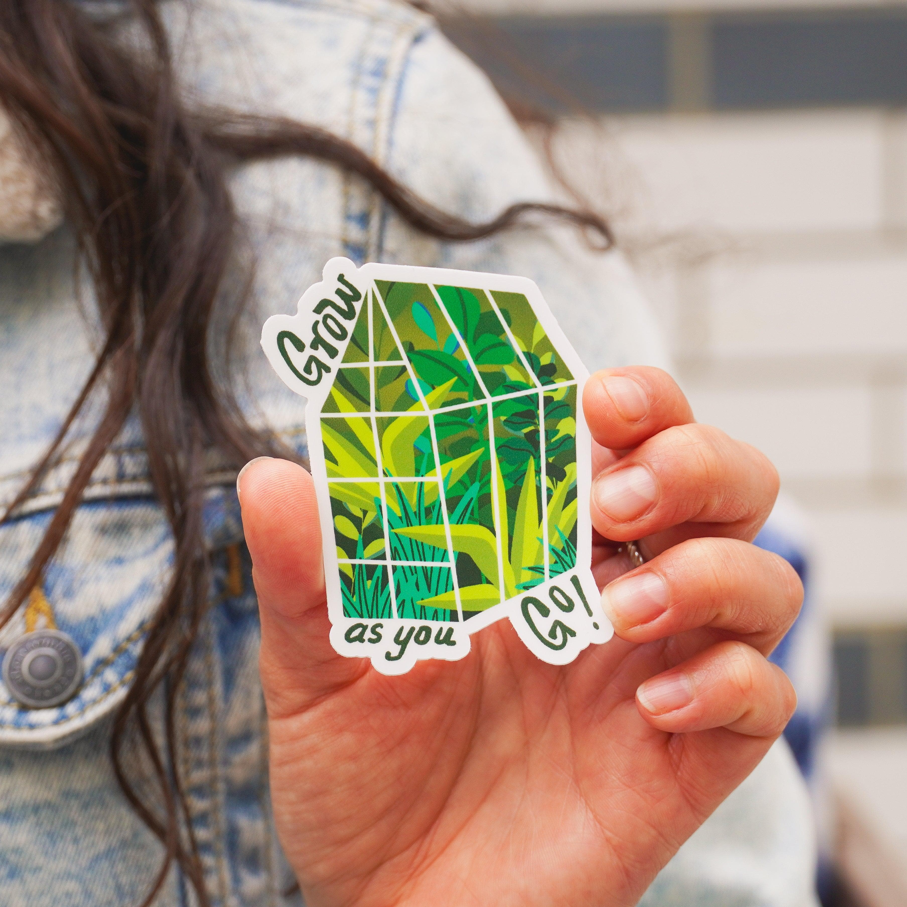  Grow As You Go Greenhouse Sticker、mySite、ghnorth