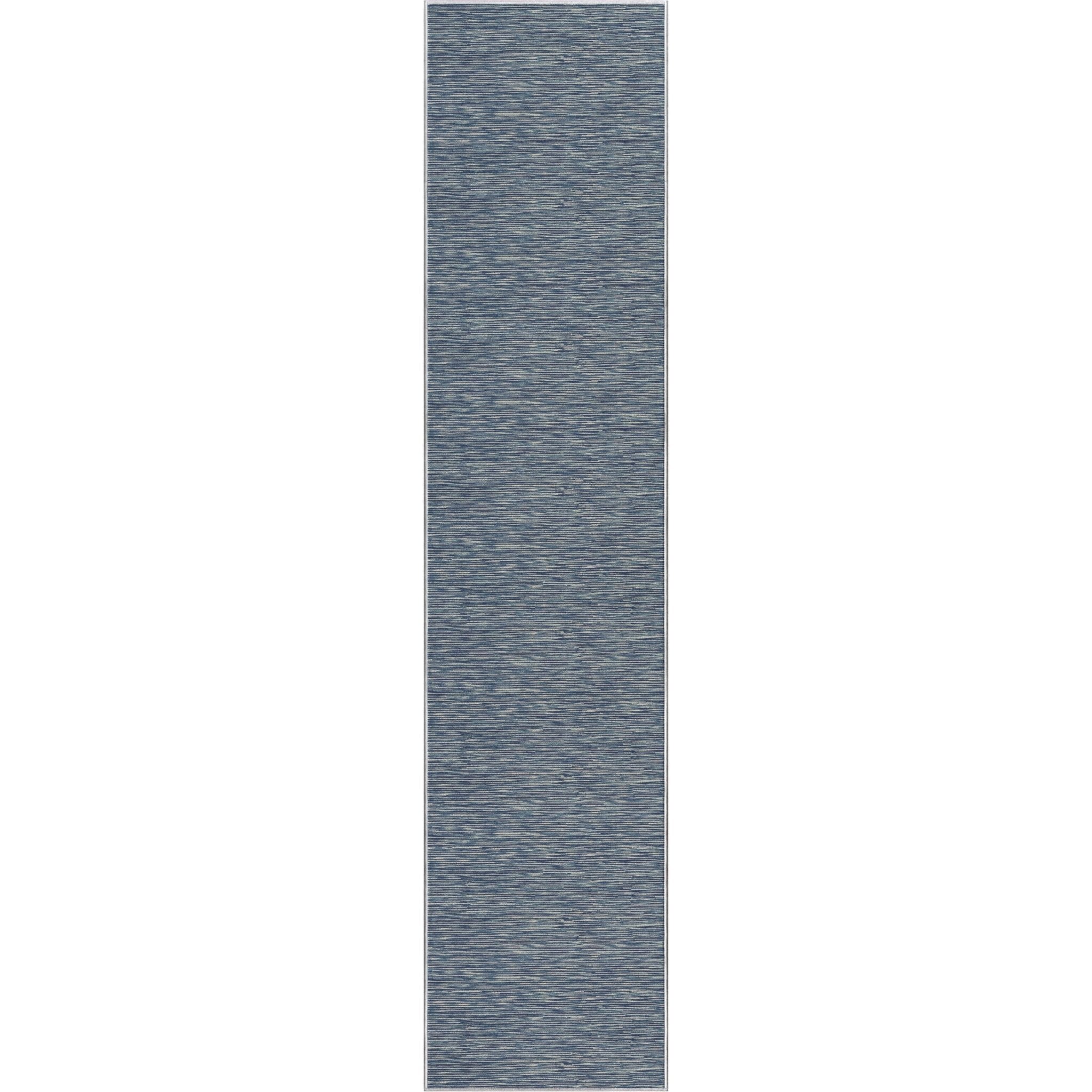 Custom Size Runner Striations Modern Striped Blue Fog Choose Your Width x Choose Your Length Hallway Runner Rug、mySite、gigharbornorthrealestate