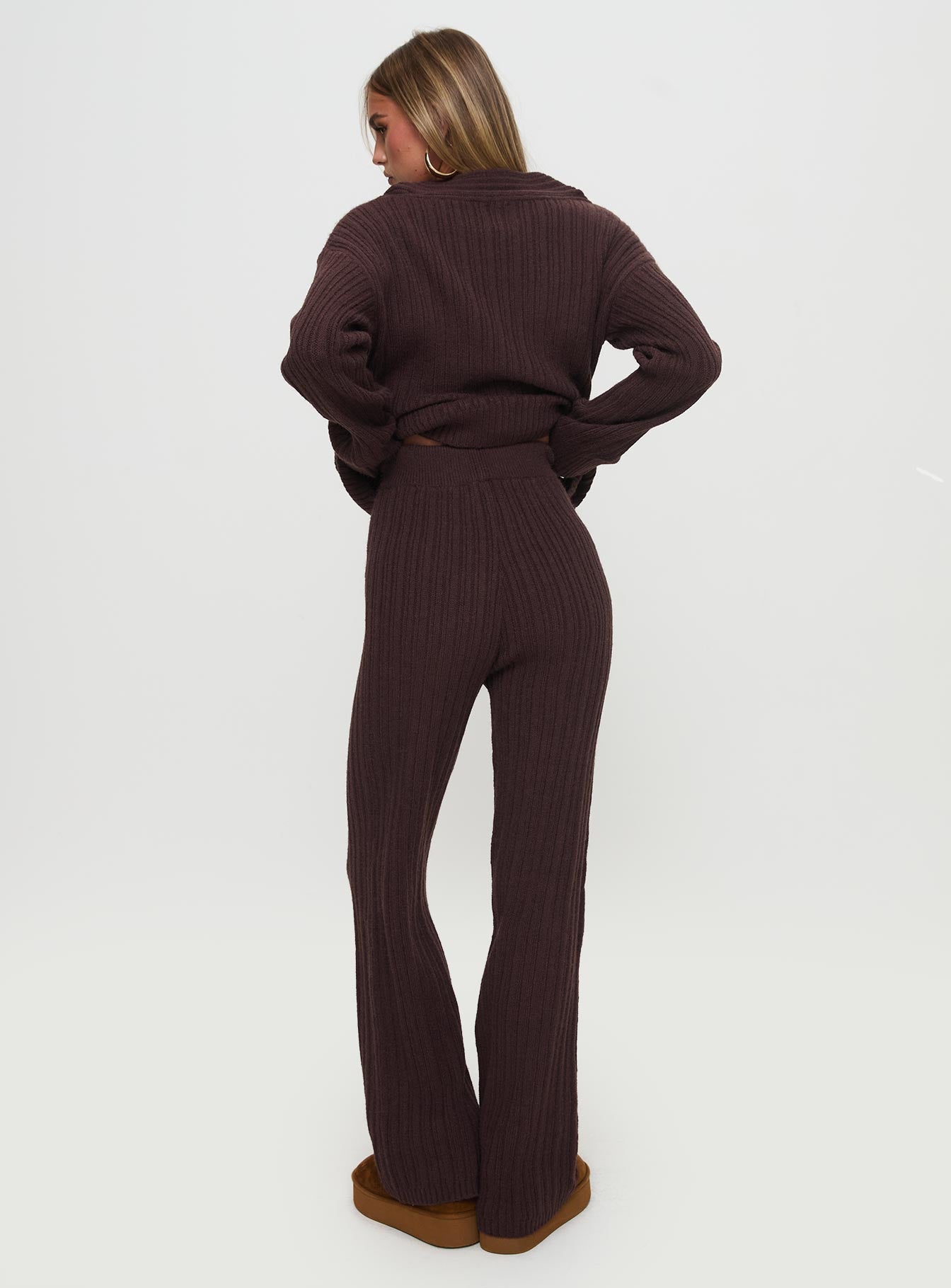 Pillows Knit Set Brown、mySite、solidvoid