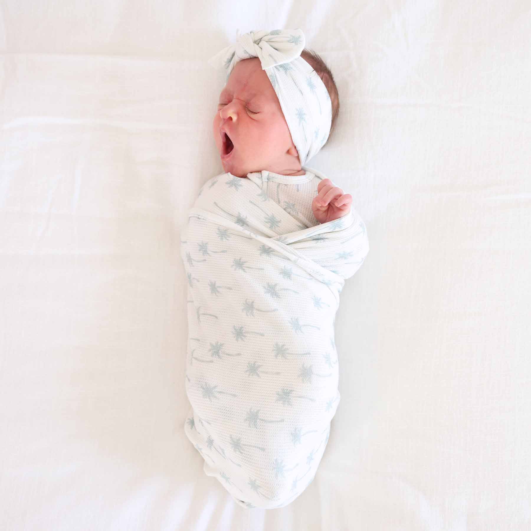  Preppy Palms Bamboo Waffle Oversized Swaddle Blanket、mySite、layawaytickets