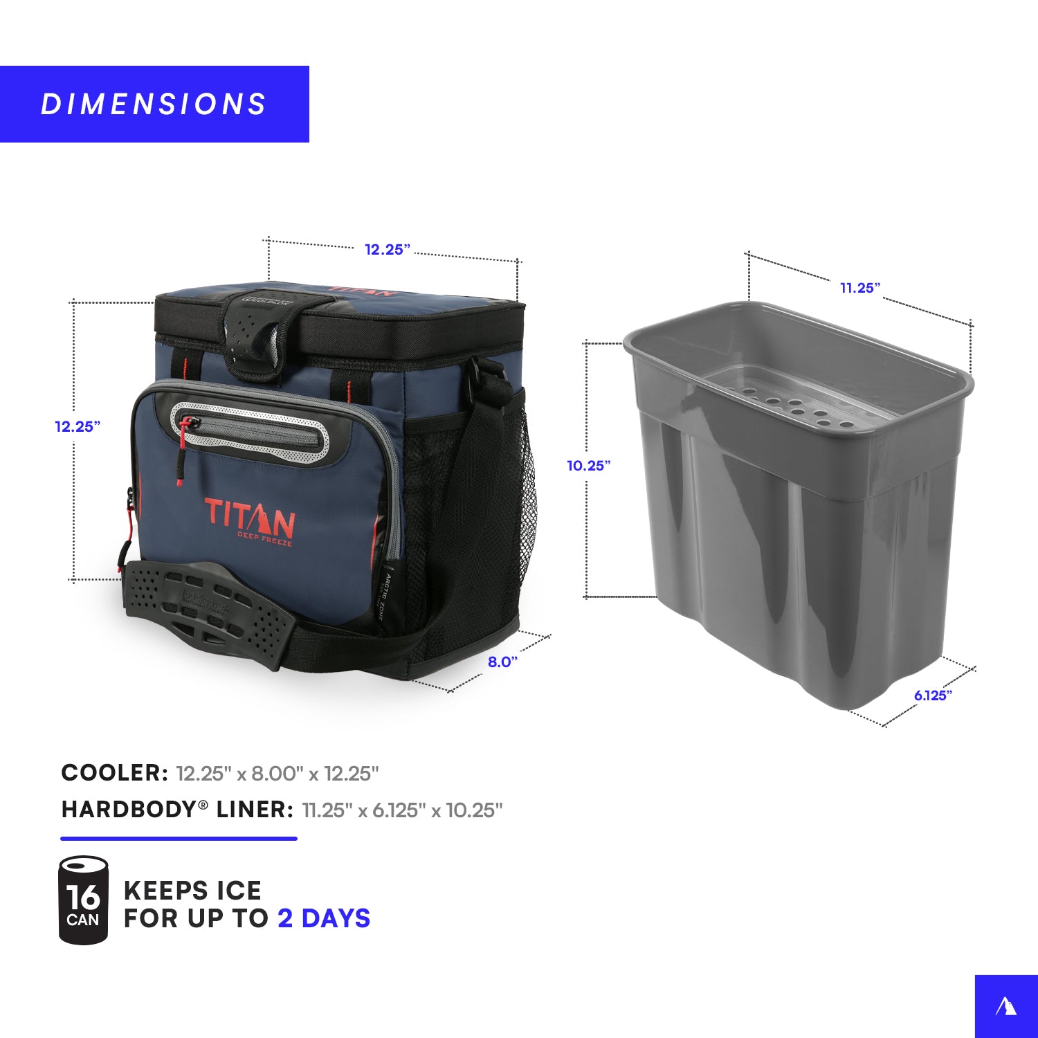 16 Can Zipperless HardBody® Cooler、mySite、noshort