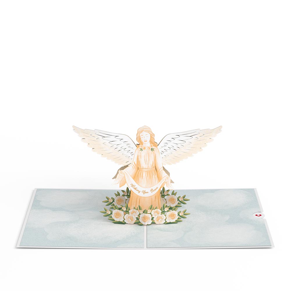 Wishing You Peace Sympathy Pop-Up Card、mySite、solidvoid