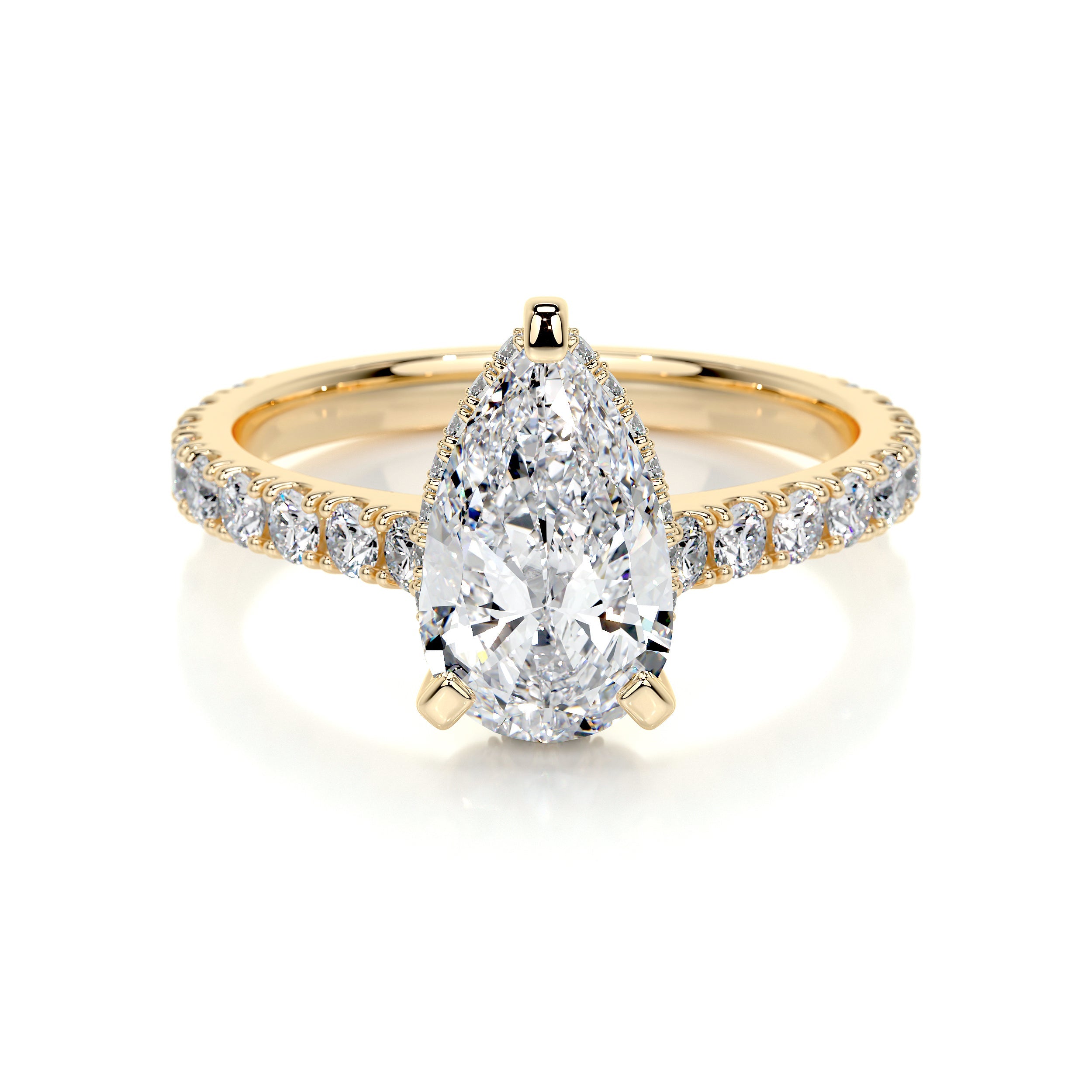 Mia Lab Grown Diamond Ring -18K Yellow Gold、mySite、hinf8tx79