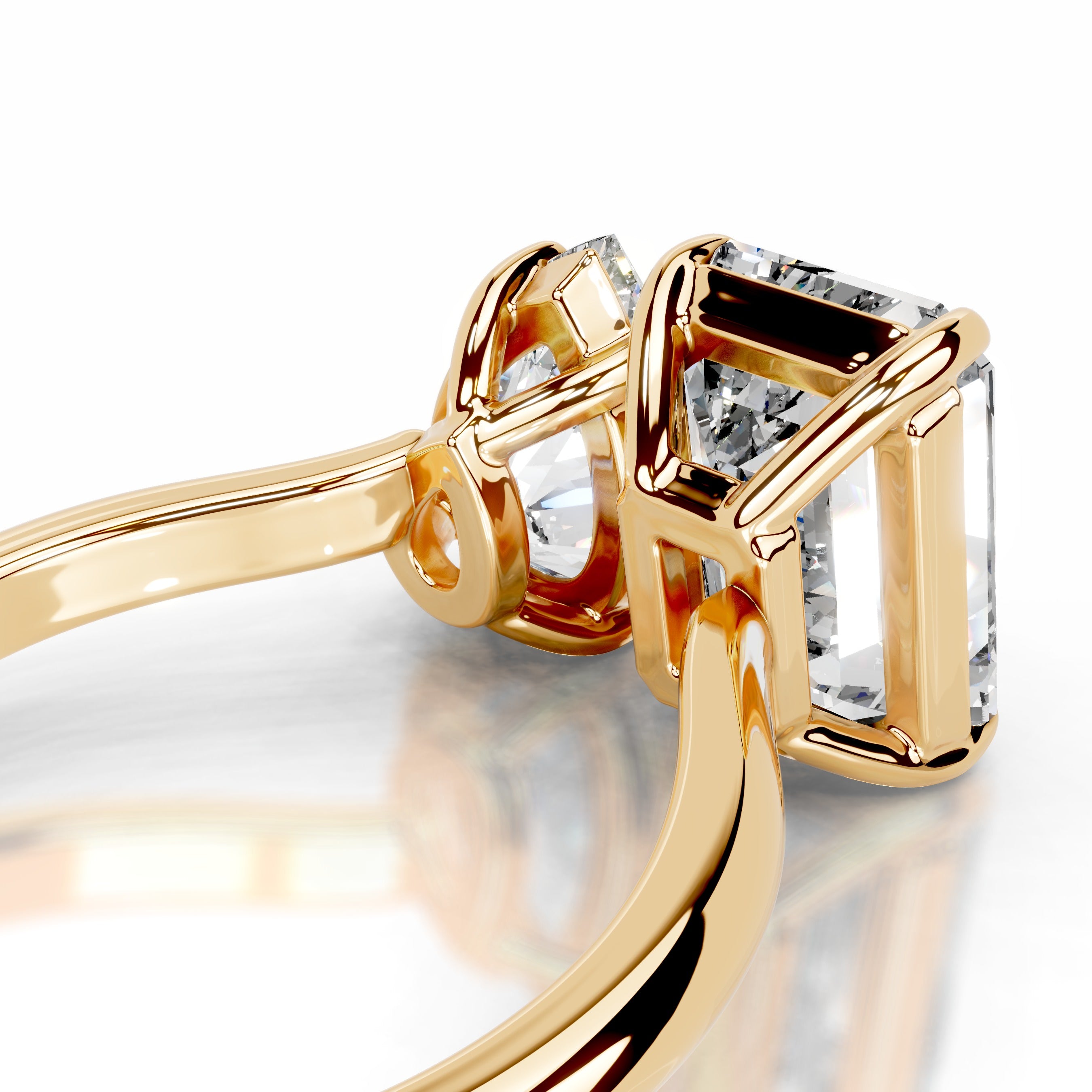 Joelle Lab Grown Diamond Ring - 18K Yellow Gold、mySite、hinf8tx79
