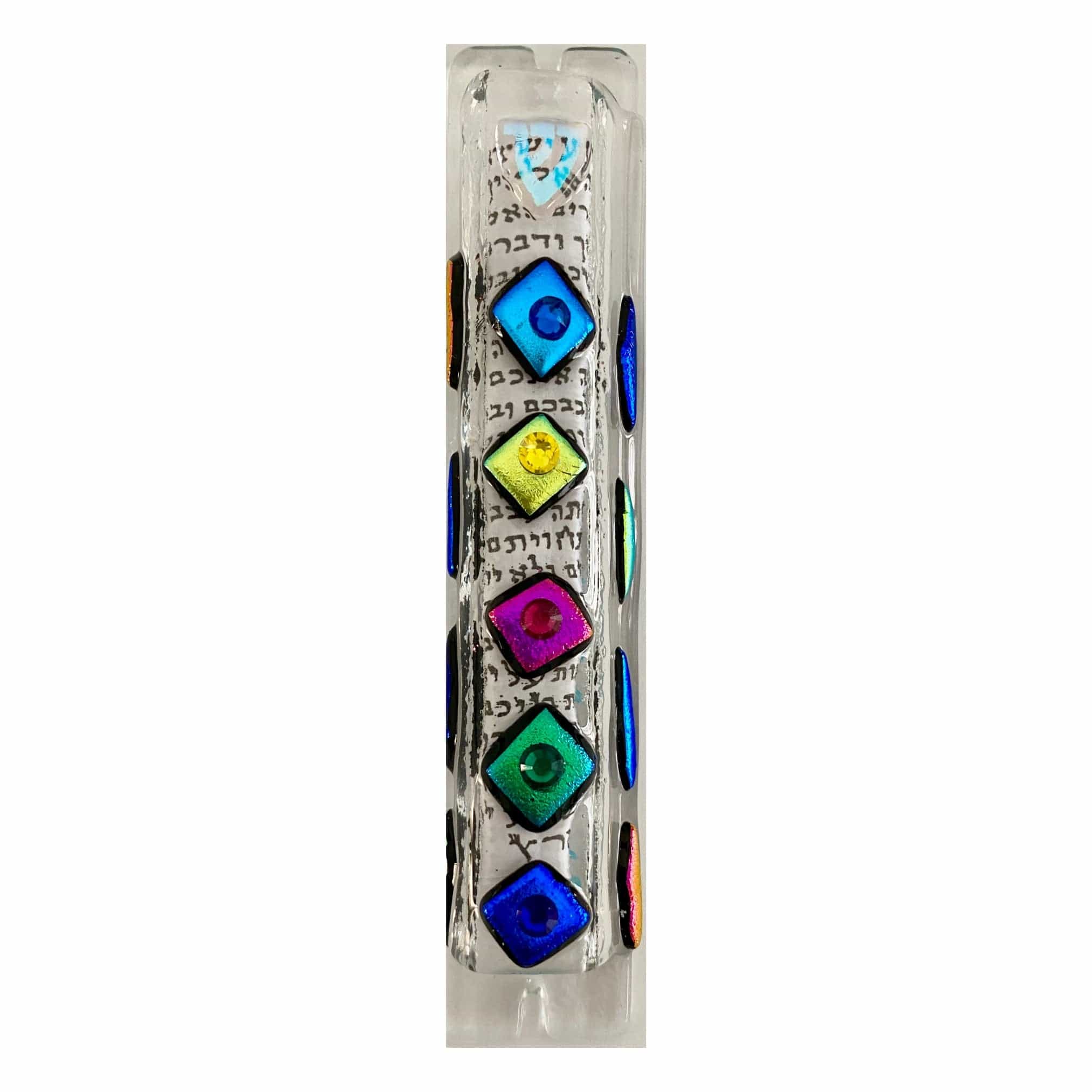 Glass Diamond Droplet Mezuzah by Sandi Katz、mySite、topwebapps