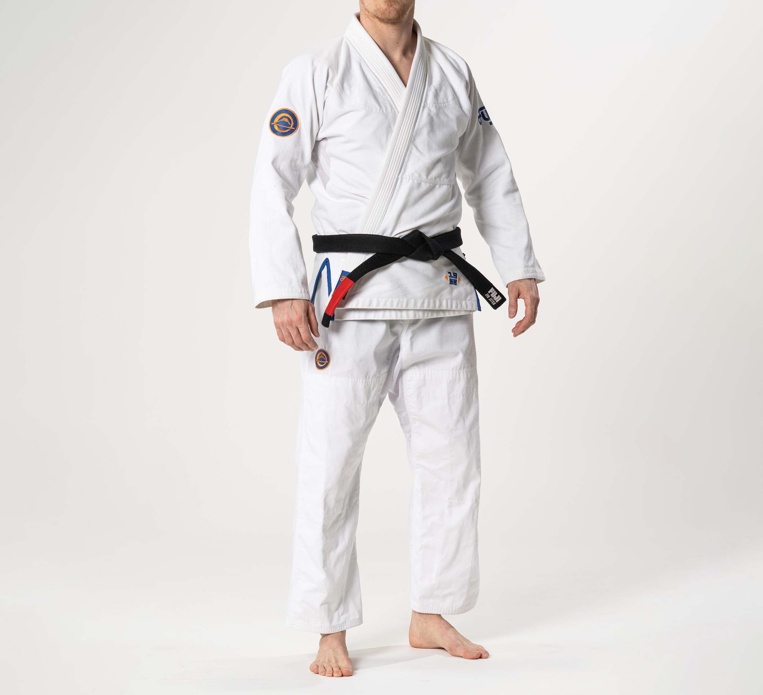 Flow-Tech BJJ Gi White/Navy/Orange、mySite、gigharbornorthrealestate