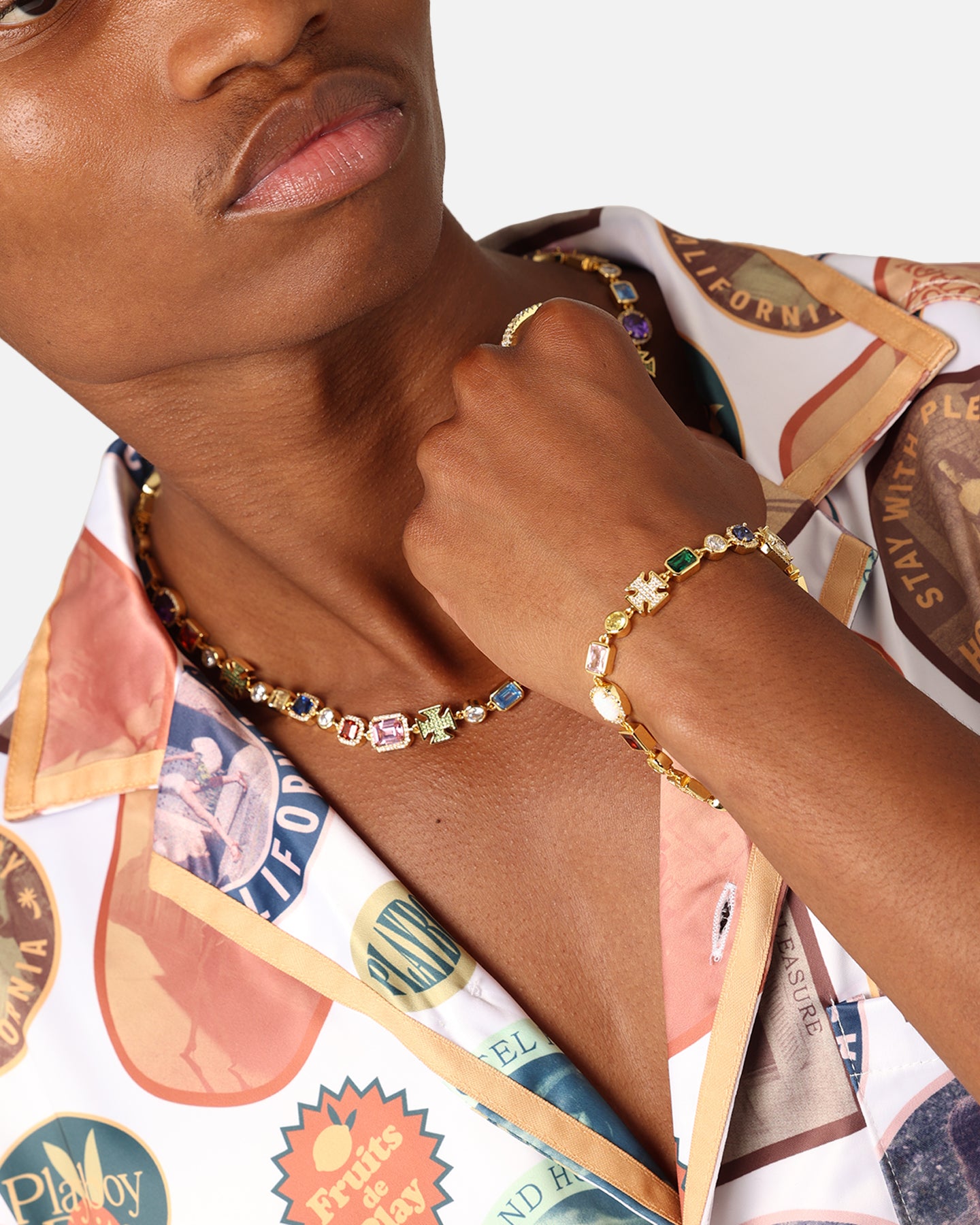 Saint Morta Candy Ice Bracelet Iced Gold、mySite、zt4zffjzw