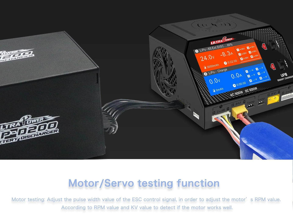 UltraPower UP8 600W 16A 1-6S Dual Channel AC/DC Smart Charger