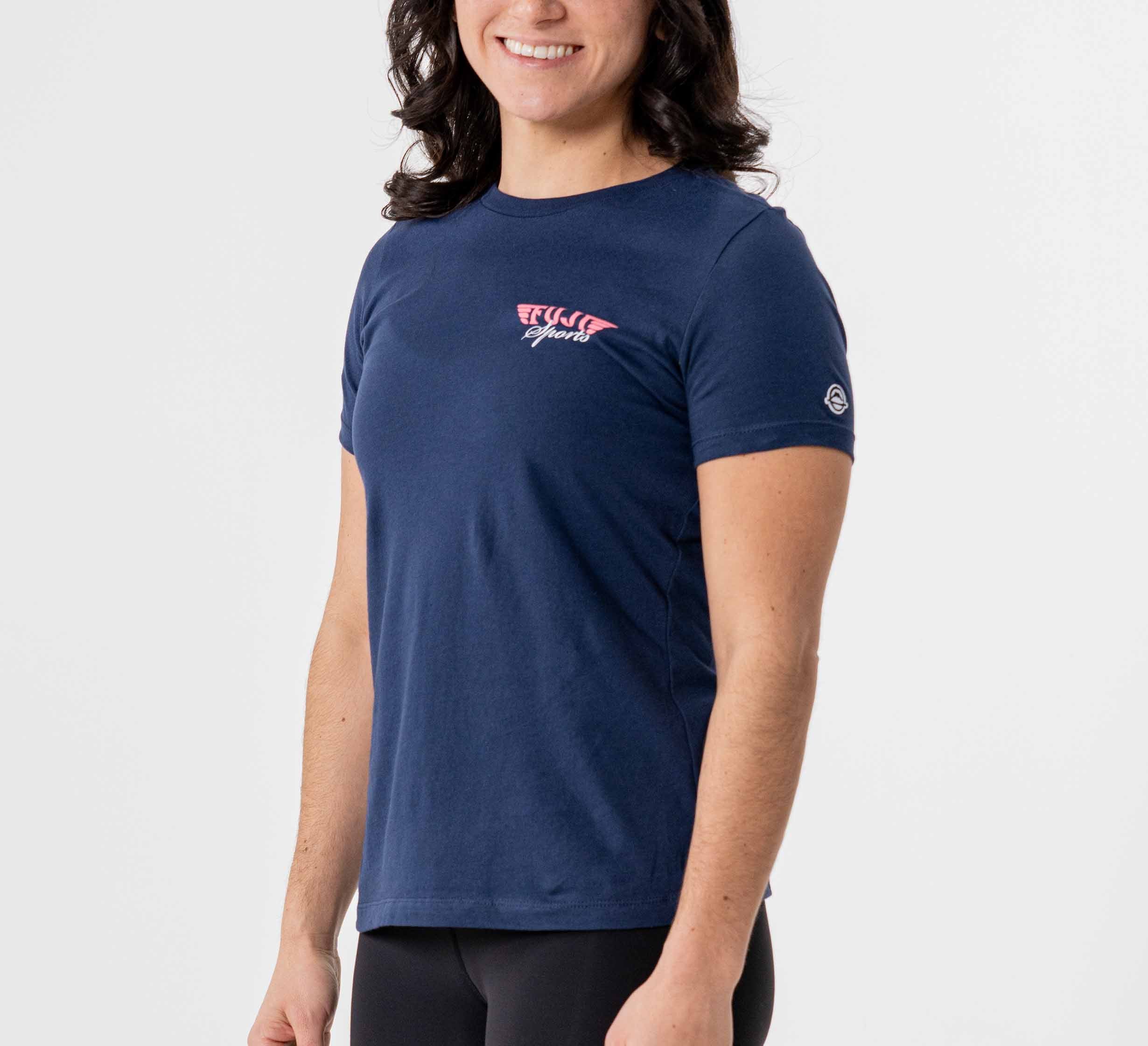 Womens Jiu Jitsu Flight T-Shirt Navy、mySite、gigharbornorthrealestate