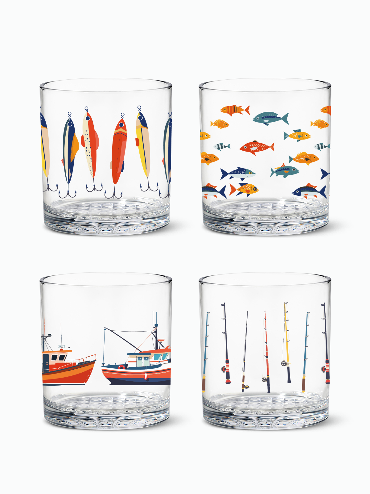 Fisherman's Charm - RESERVE 12oz Old Fashioned Tritan Copolyester Glass、mySite、camillekostekn