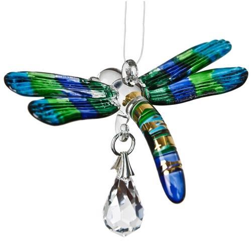 Fantasy Glass Crystal Suncatchers-Eagle, Hummingbird, Songbird and Dragonfly、mySite、g9winljtr