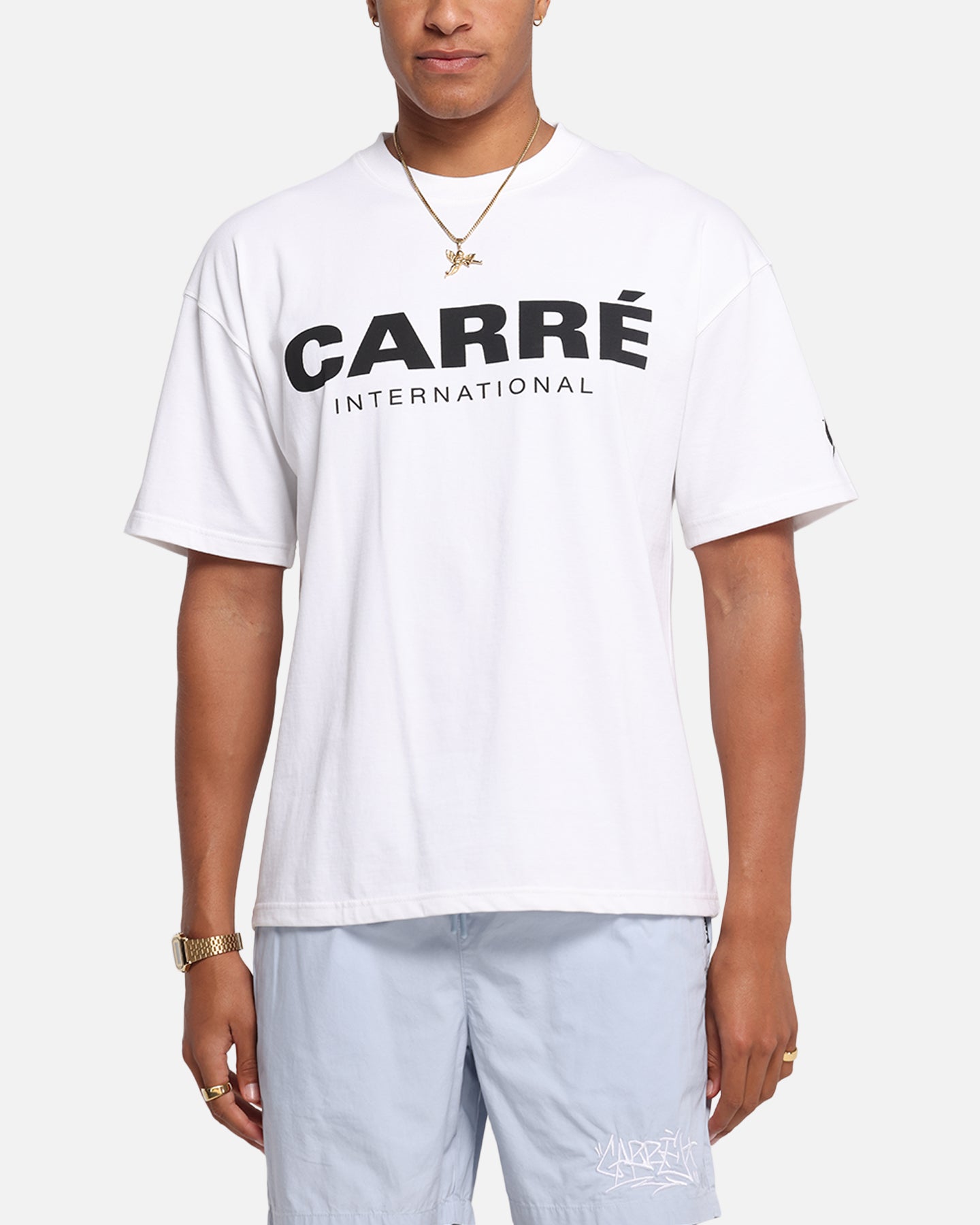 Carre Intl T-Shirt White、mySite、zt4zffjzw