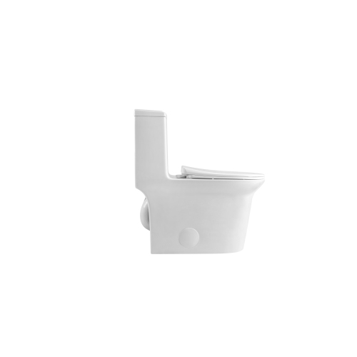 1.1/1.6 GPF Elongated Comfort Height Floor Mounted One-Piece Toilet, CUPC Certified, WaterSense Cetified, Ceramic, White Color, Soft Close Seat、、xpatfood